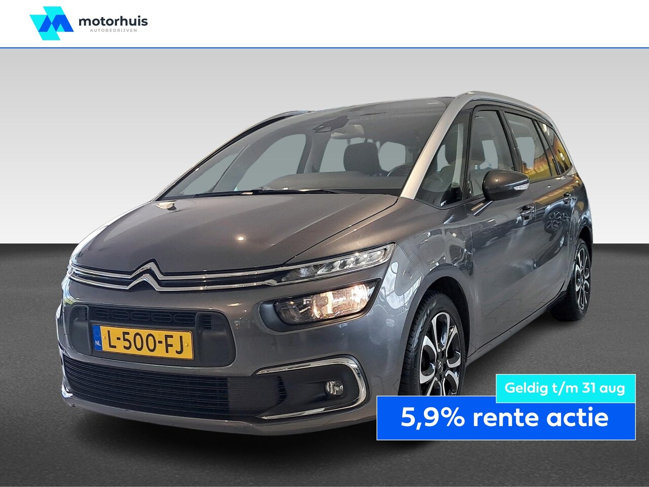 Citroën Grand C4 SpaceTourer - 1.2 PureTech 130pk Business Automaat/ Navigatie / Trekhaak - AutoWereld.nl