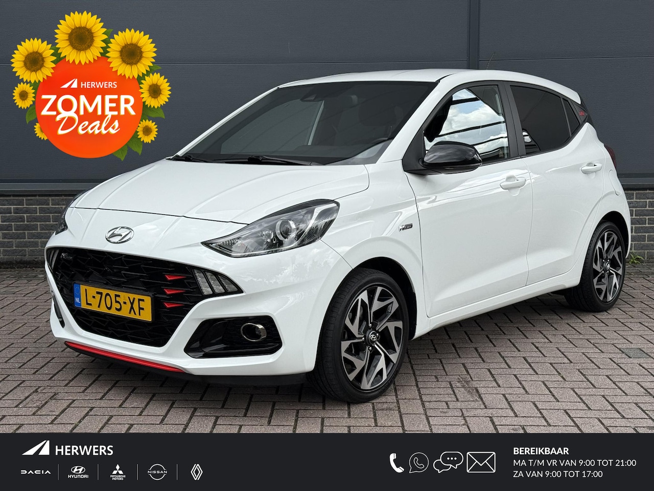 Hyundai i10 - 1.0 T-GDI N Line 5-zits 100PK / Eerste Eigenaar / Dealer Onderhouden / Navigatie / Stuur+S - AutoWereld.nl