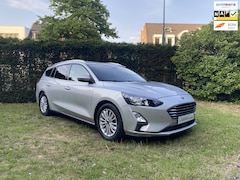 Ford Focus Wagon - 1.0 EcoBoost Hybrid Titanium X Business I Zeer netjes I Incl 6 mnd gar I Trekhaak I Vol on