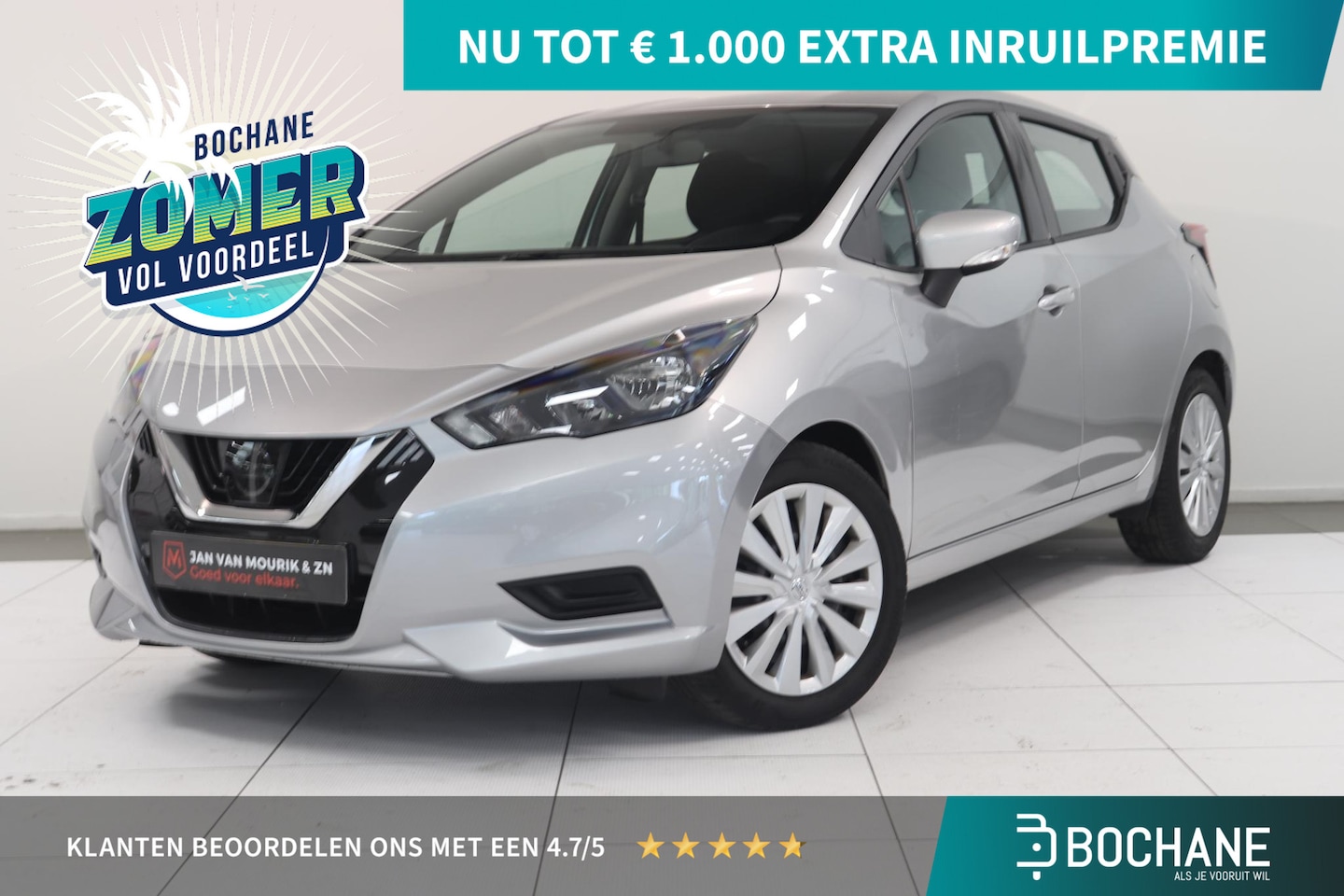 Nissan Micra - 1.0 IG-T Acenta | Climatronic | Parkeersensor | Apple Carplay Android Auto Navigatie | Cru - AutoWereld.nl
