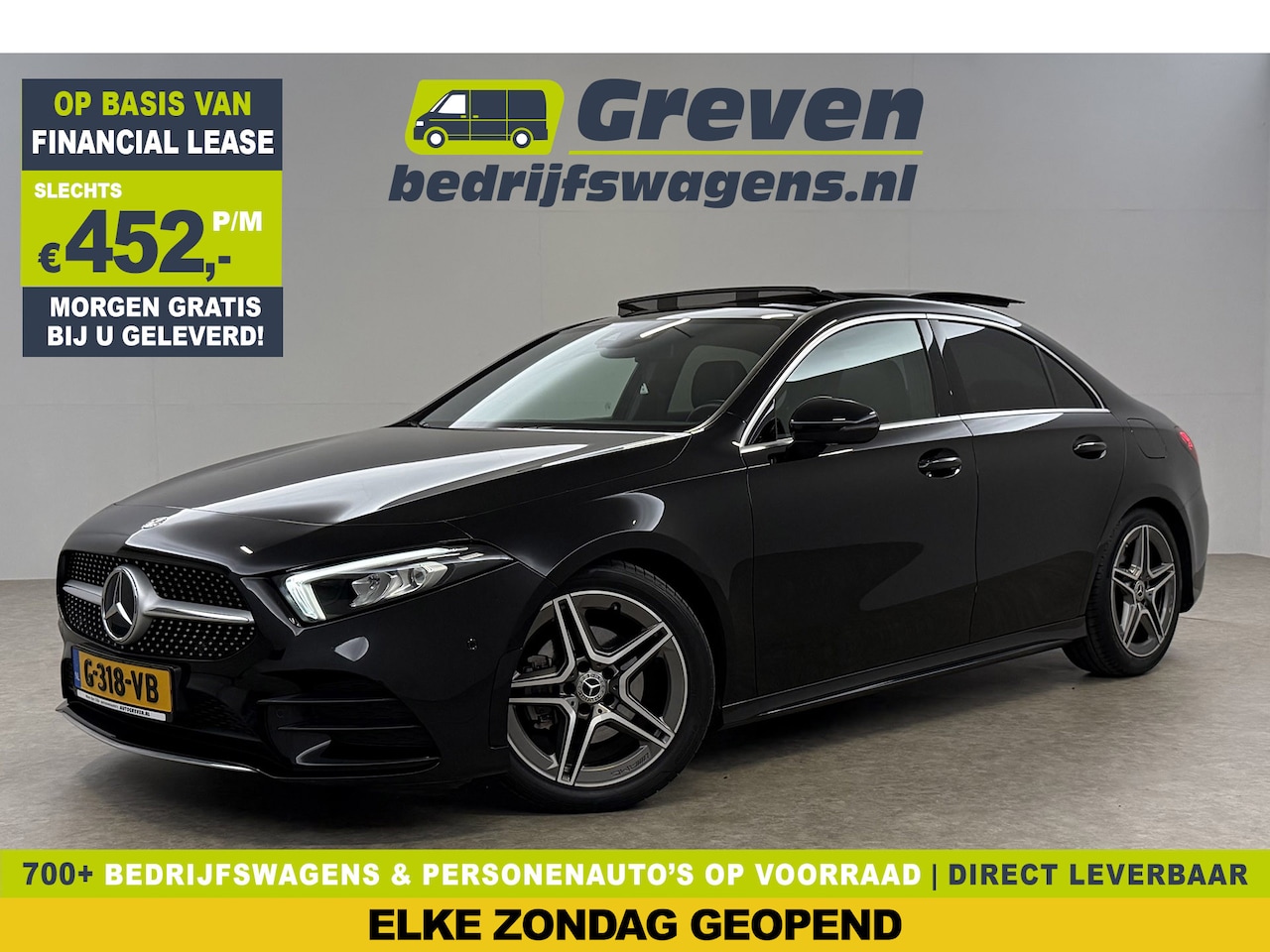 Mercedes-Benz A-klasse - 200 AMG 164PK Pano LED Virtual Clima Cruise Camera Carplay Navi PDC 18"LMV - AutoWereld.nl