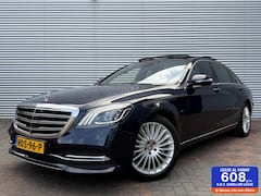 Mercedes-Benz S-klasse - 560e Lang 4Matic Pano Led Carplay Camera 2018 Vol Opties Dealer Onderhouden Eerste Eigenaa