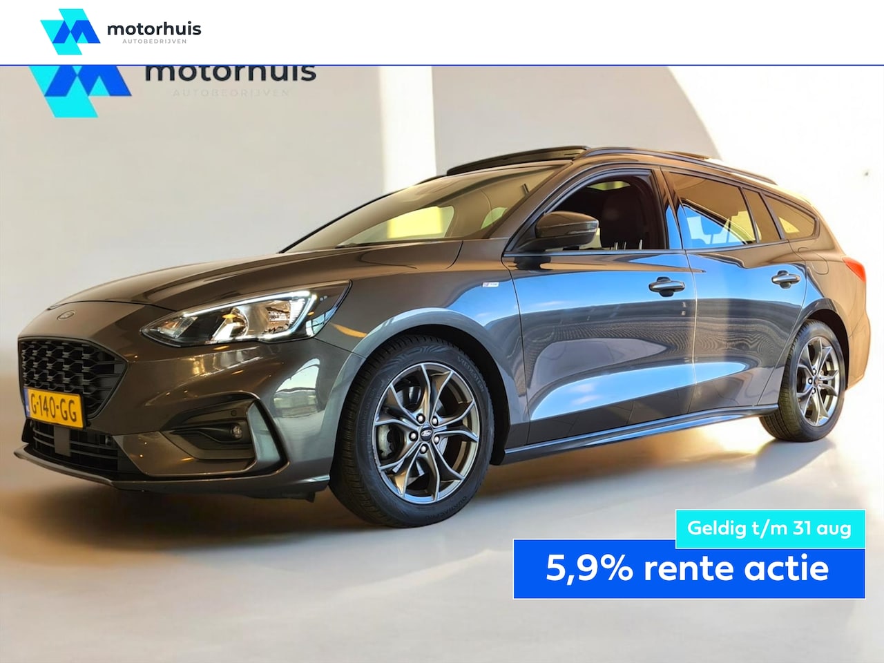 Ford Focus Wagon - 1.5 EcoBoost 182pk ST-Line Business PANO LMV NAVI - AutoWereld.nl