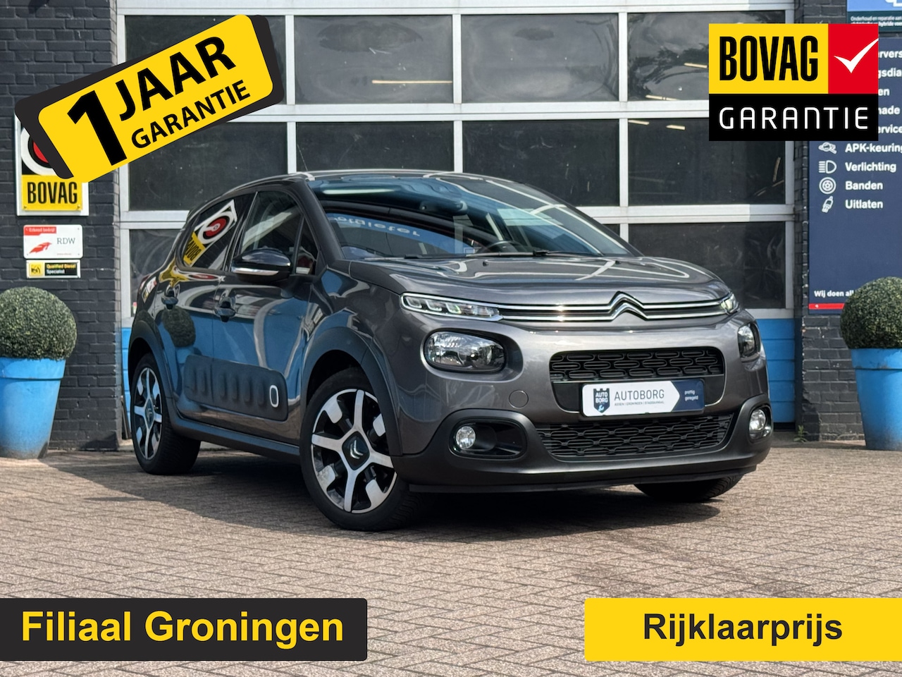 Citroën C3 - 1.2 PureTech S&S Shine Prijs Inclusief Onderhoud & 12 Maand BOVAG Garantie | Afneembare Tr - AutoWereld.nl