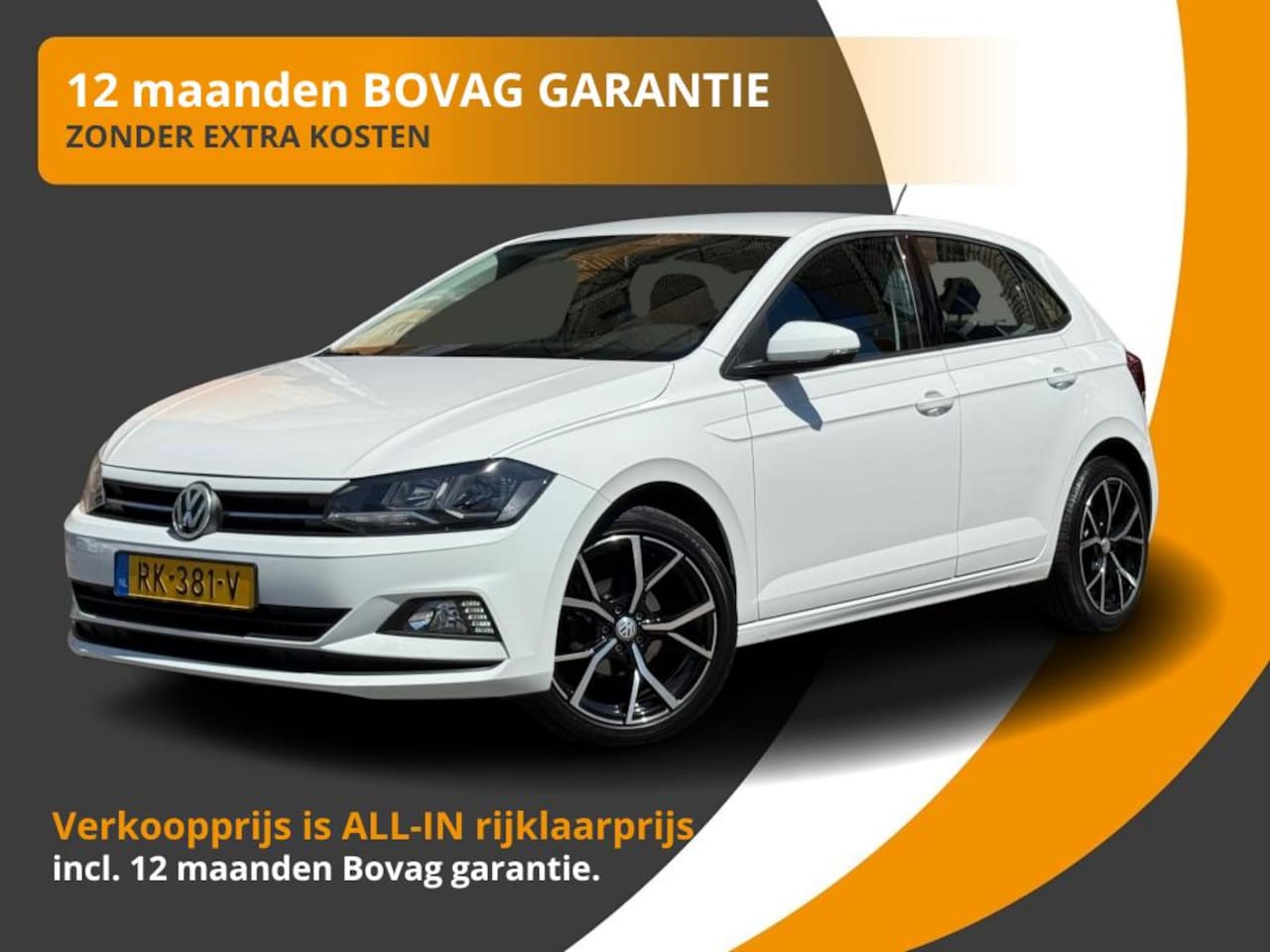 Volkswagen Polo - 1.0 COMFORTLINE EDITION 5-DEURS/LMV/CRUISE/NL-AUTO/65.000 KM! - AutoWereld.nl