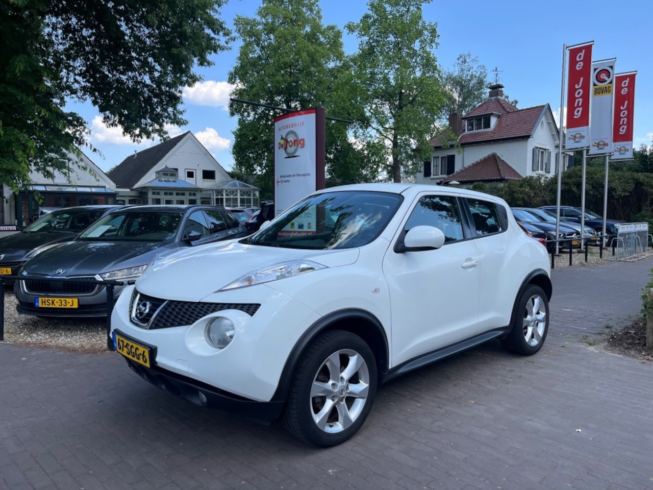 Nissan Juke - 1.6 ACENTA ECO / NAVI / CAMERA / AFN. TREKHAAK / CRUISE CTR. - AutoWereld.nl