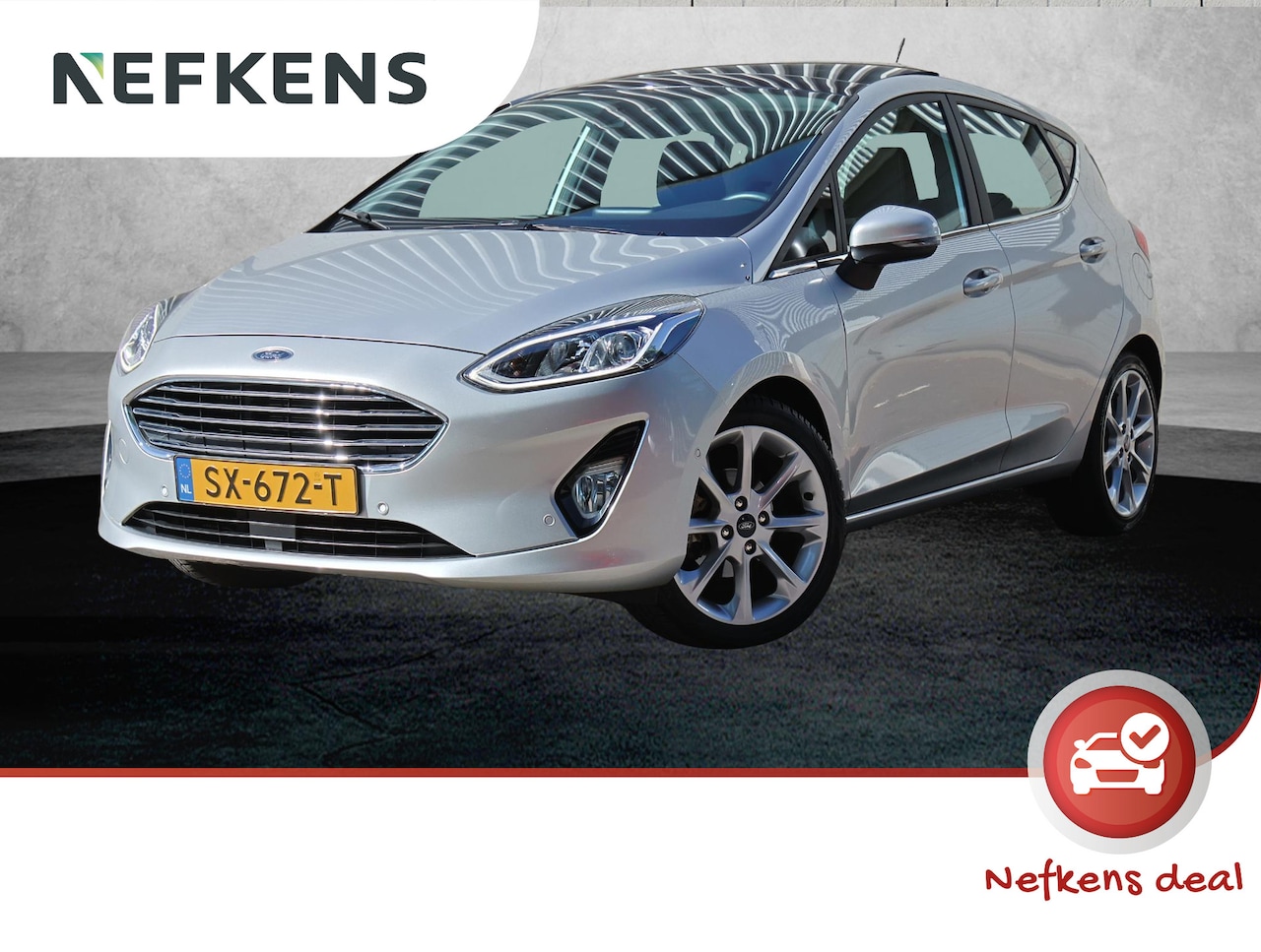 Ford Fiesta - 101 PK Titanium Panoramadak | Stoelverwarming | Trekhaak | Navigatie | Apple en Android | - AutoWereld.nl