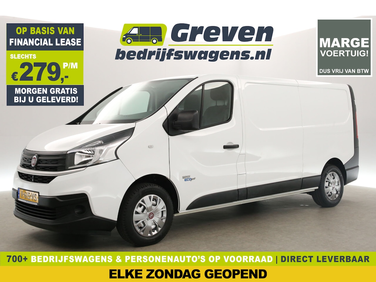 Fiat Talento - 1.6 MJ L2H1 Marge Airco Cruise Navi 3 Persoons Elektrpakket Trekhaak - AutoWereld.nl