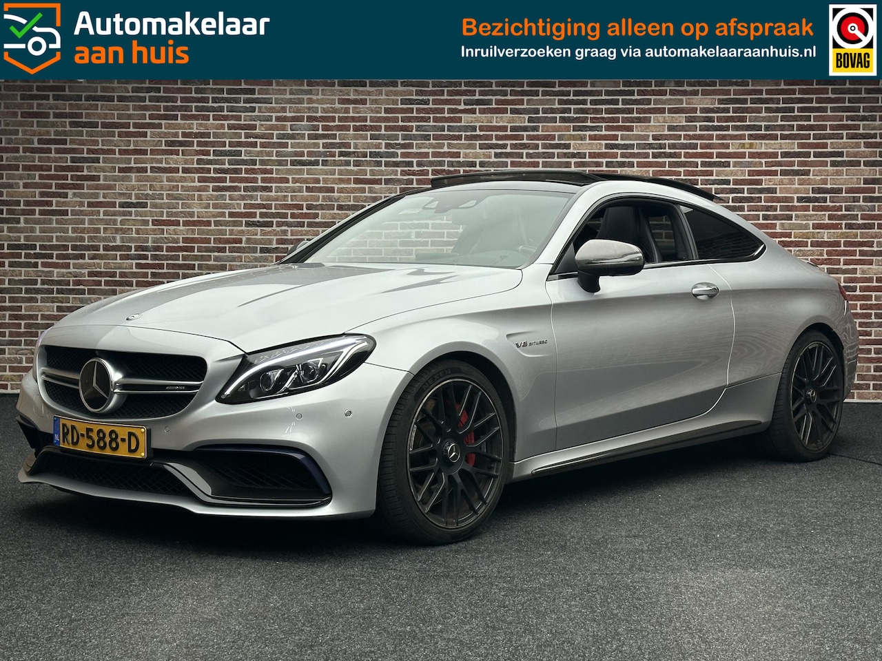 Mercedes-Benz C-klasse Coupé - AMG 63 S Carbon Pakket Panorama Kuipstoel Head - AutoWereld.nl