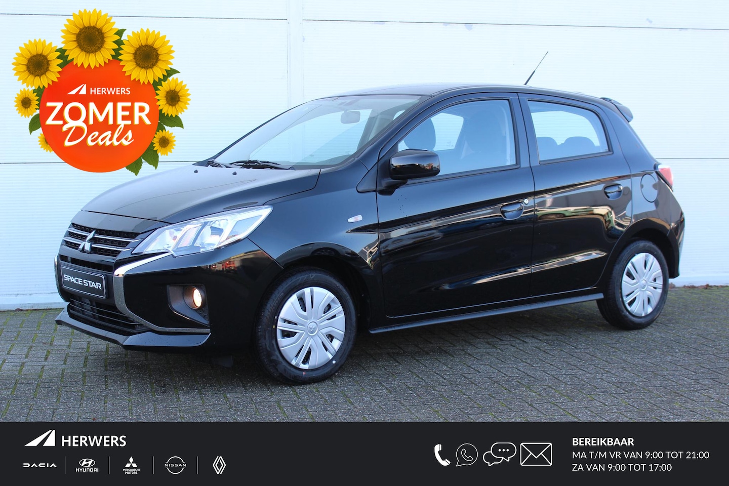 Mitsubishi Space Star - 1.2 Active / €4185,- Voordeel Op Nieuwprijs / Rijklaarprijs / Direct Leverbaar/ 5 Persoons - AutoWereld.nl
