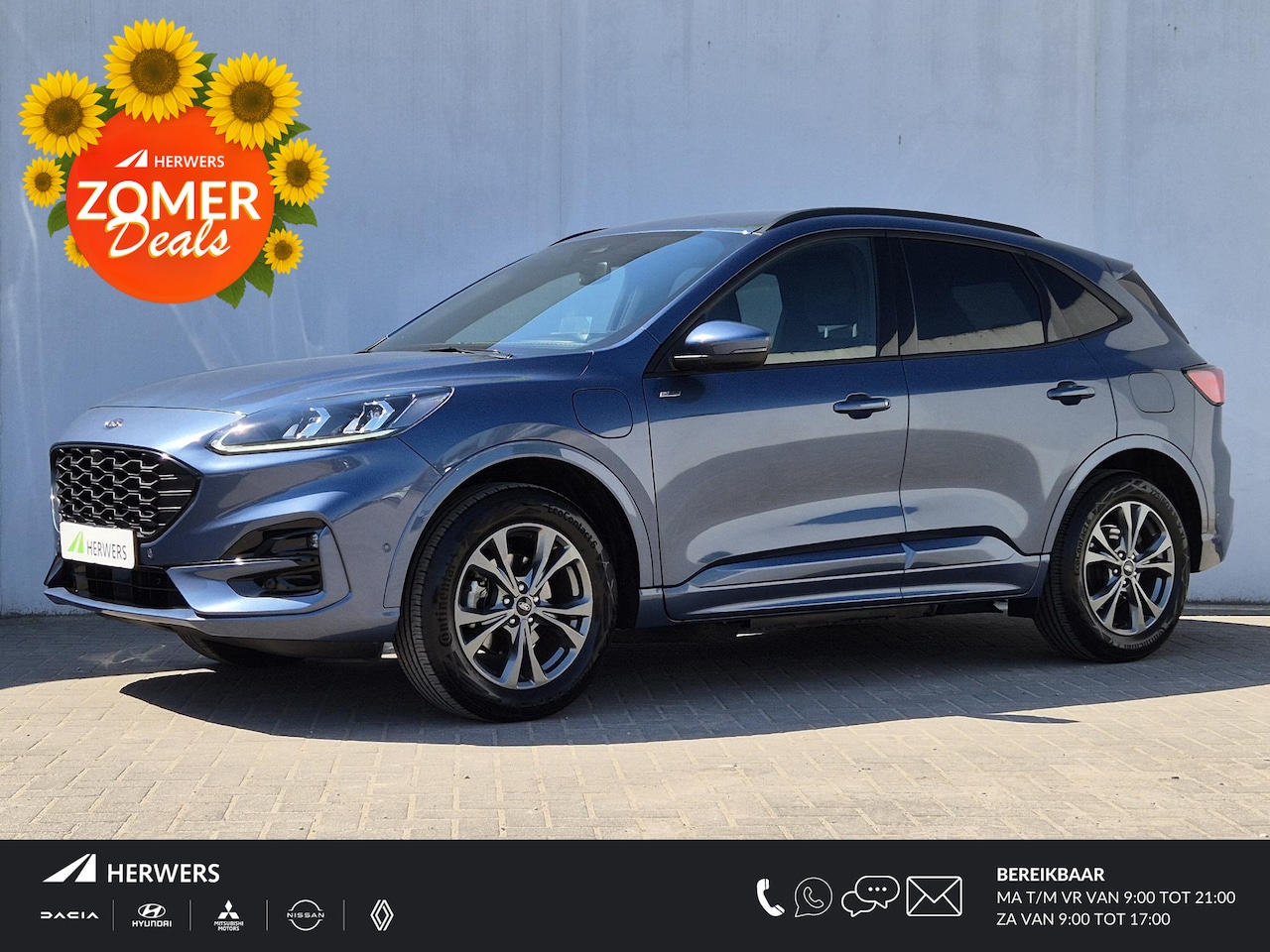Ford Kuga - 2.5 PHEV Plug-in ST-Line X Automaat / Accu SoH 95% / Technology Pack / HUD / Driver Assist - AutoWereld.nl