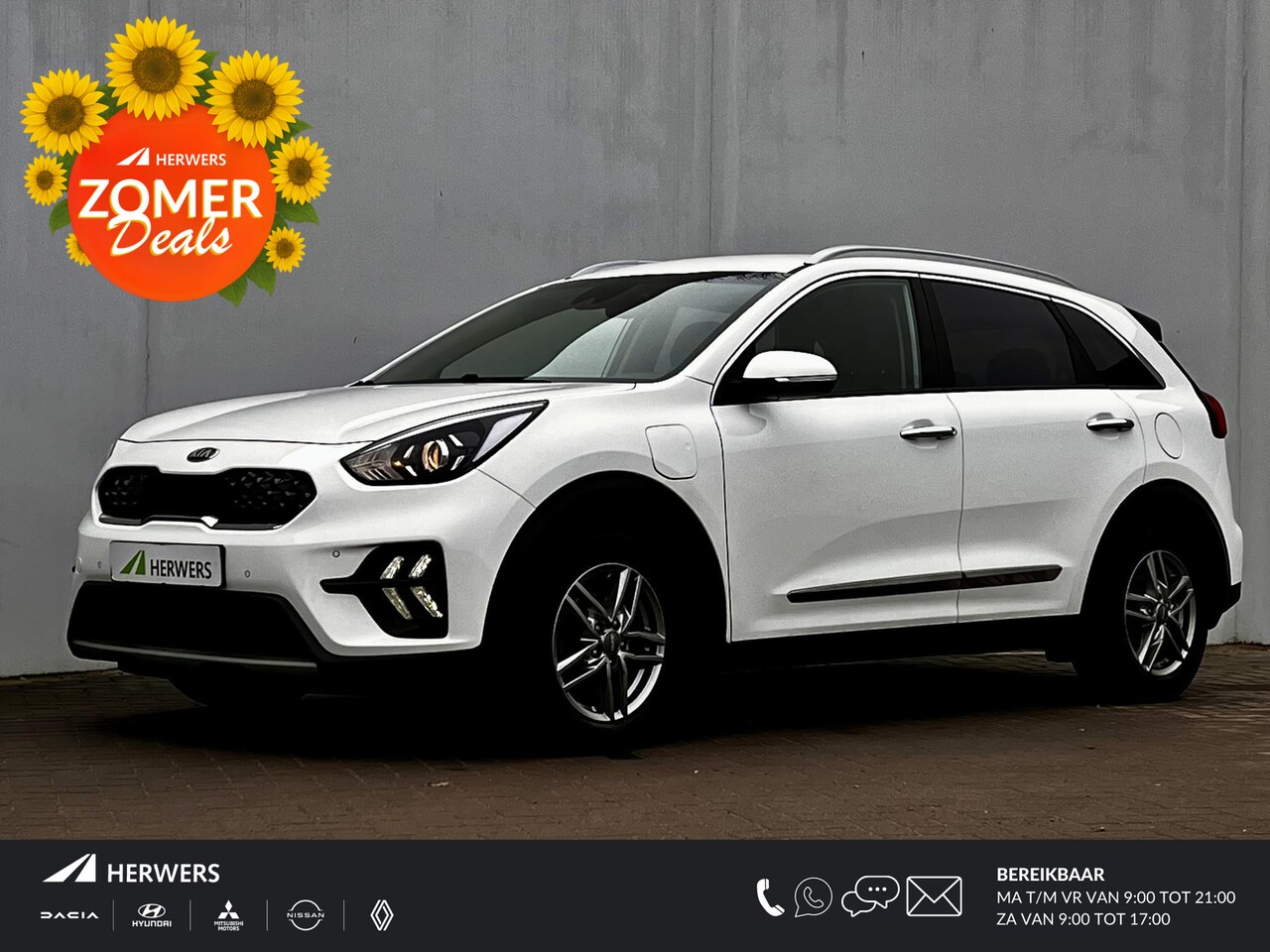 Kia Niro - 1.6 GDi PHEV DynamicLine Automaat / Dealer onderhouden / Trekgewicht 1.300 kg / EAER 49 km - AutoWereld.nl