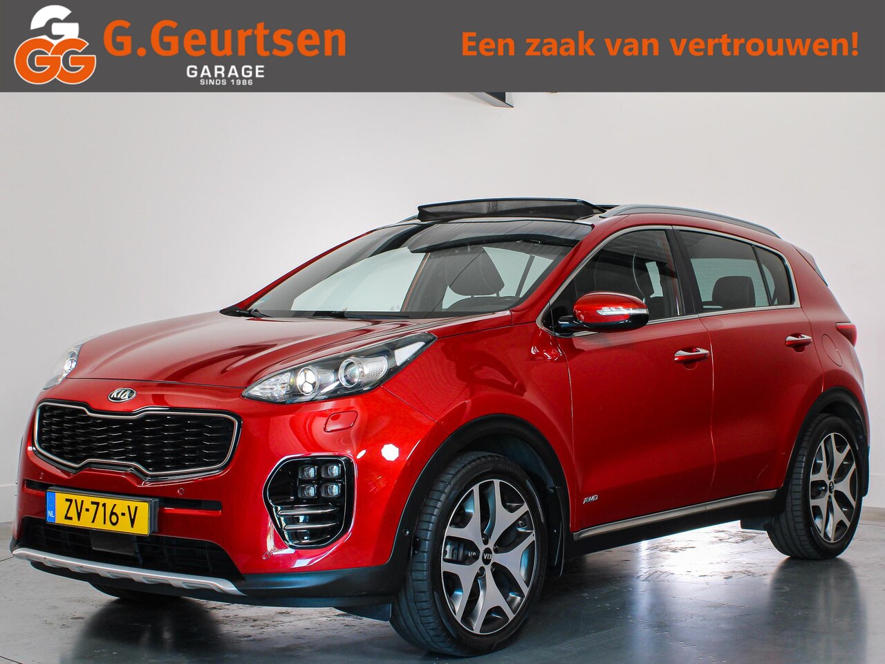 Kia Sportage - 1.6 T-GDI 4WD GT-Line PlusLine 1.6 T-GDI 4WD GT-Line PlusLine, Trekhaak, Panoramadak, Stoelventilatie, - AutoWereld.nl