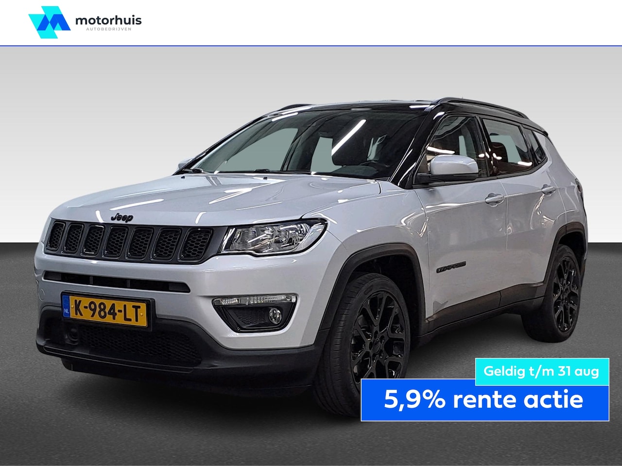 Jeep Compass - 1.3 TURBO 150PK AUTOMAAT NIGHT EAGLE LIBERTY NAVI CAMERA ECC NAP - AutoWereld.nl