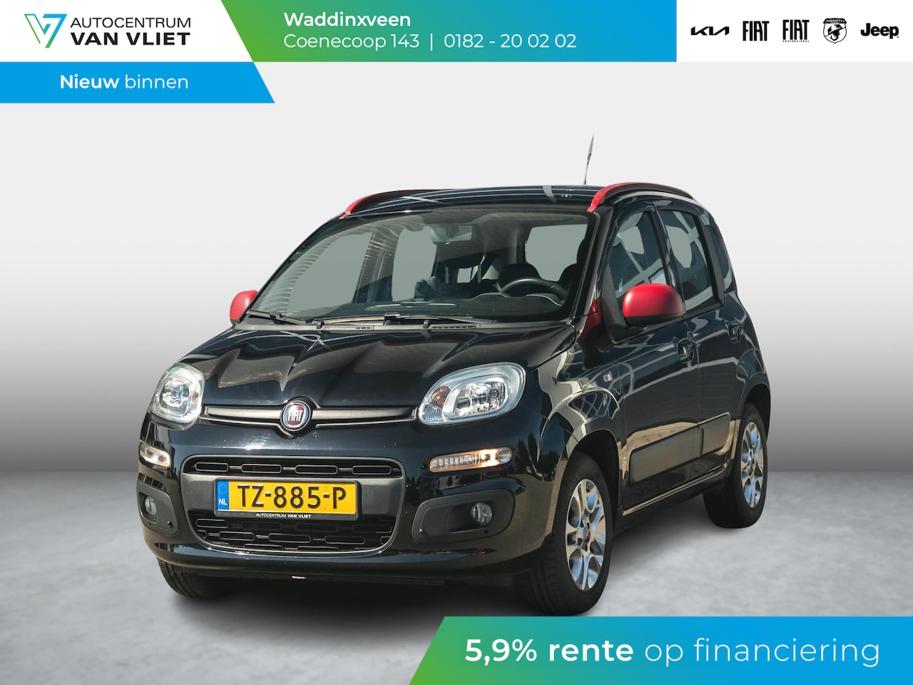 Fiat Panda - TwinAir Turbo Lounge l Automaat l Airco | Parkeersensoren | Lichtmetalen velgen - AutoWereld.nl