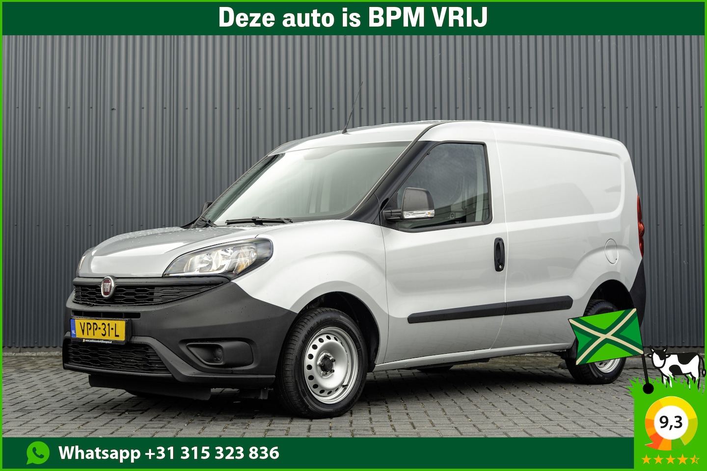 Fiat Doblò Cargo - 1.6 MJ | L1H1 | Cruise | Airco | Euro 6 - AutoWereld.nl
