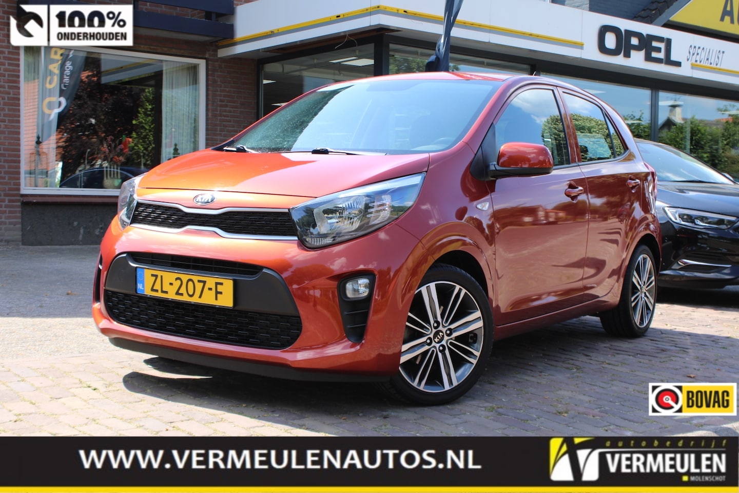 Kia Picanto - 1.0 CVVT 66PK ComfortLine + 16"/ Airco/ Cruise/ Bluetooth/ NL auto - AutoWereld.nl