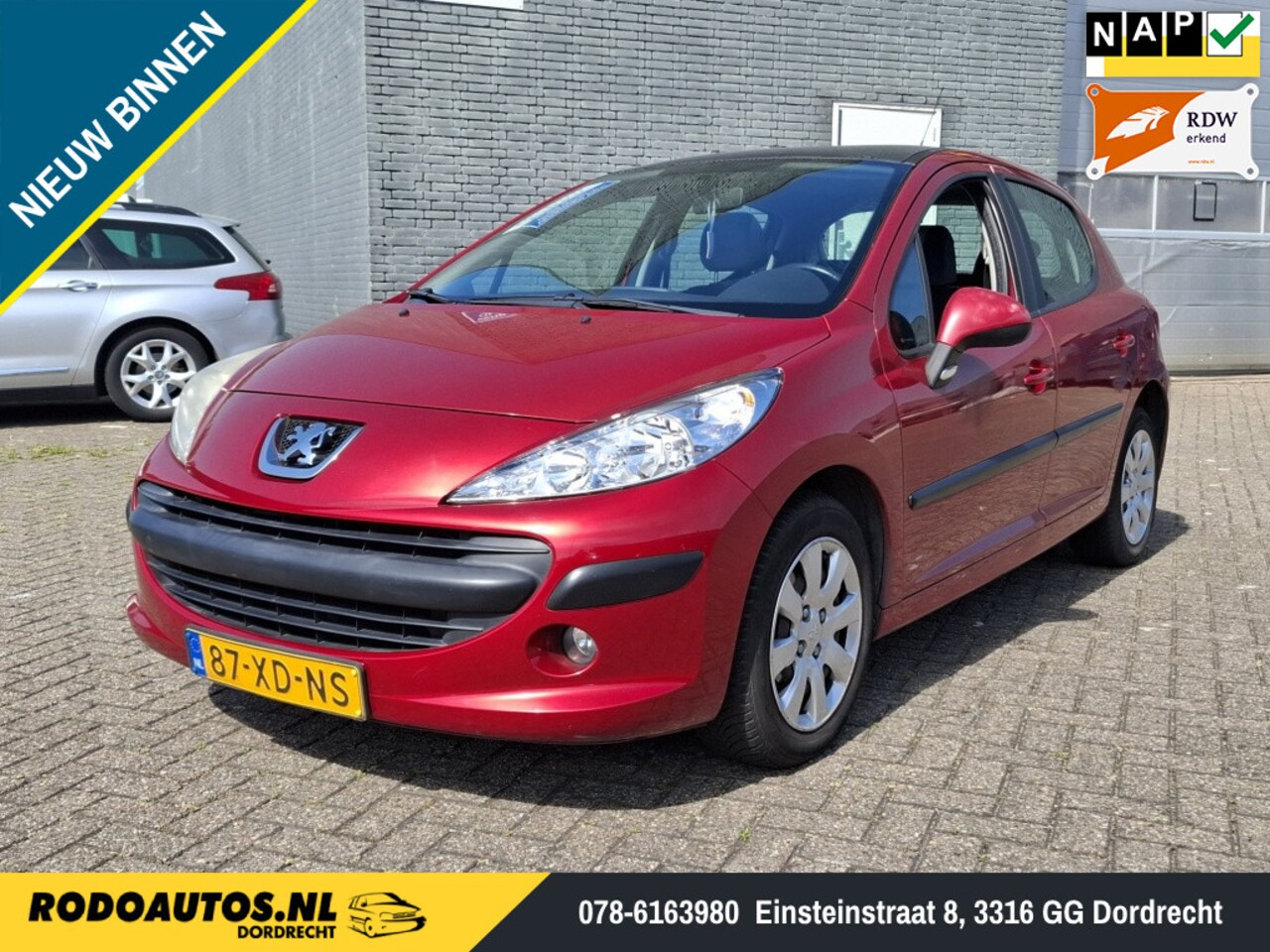 Peugeot 207 - 1.4 8v (geen Vti) 5Drs Airco/Pano Nw APK - AutoWereld.nl