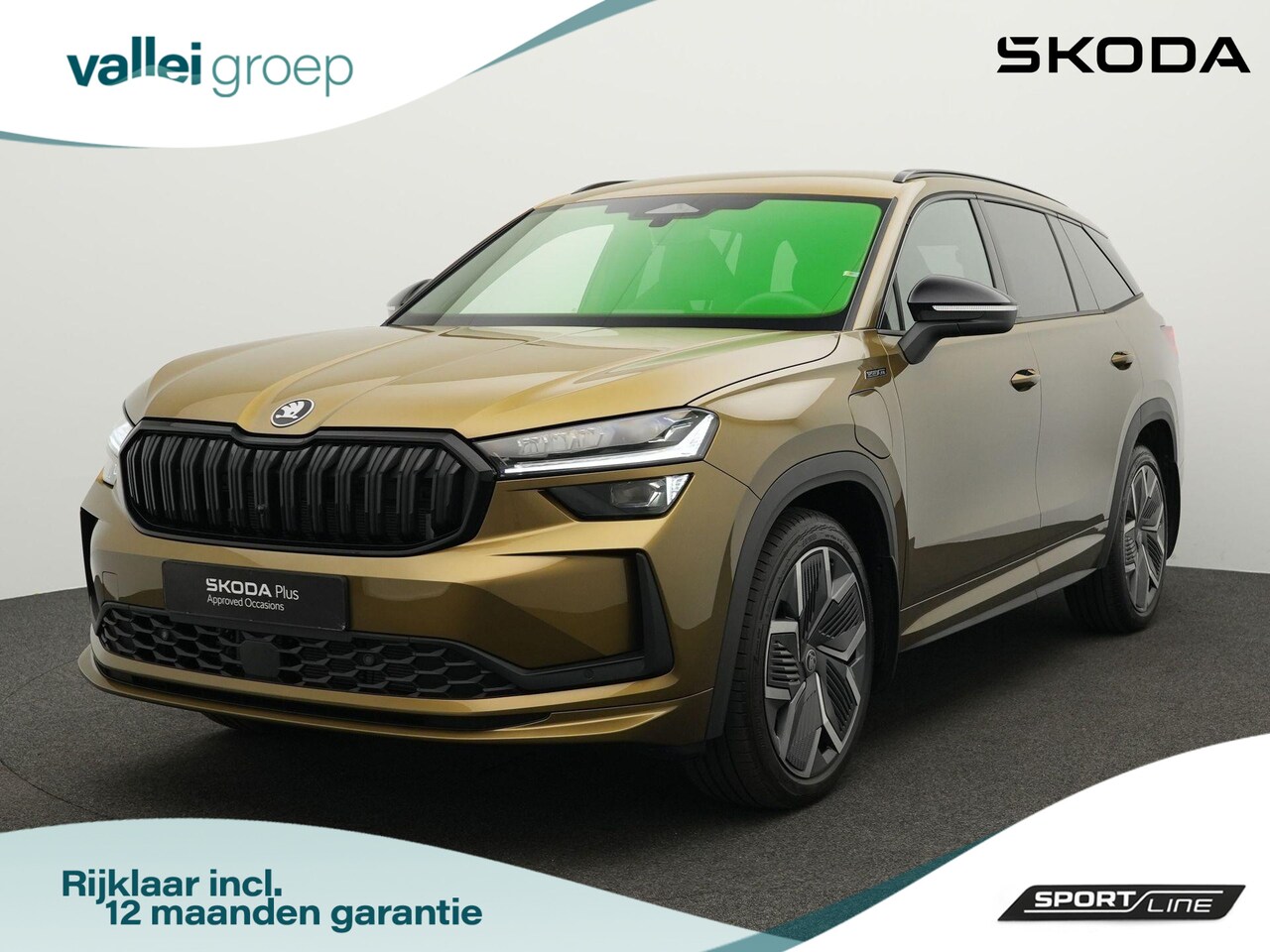 Skoda Kodiaq - 1.5 TSI 204 pk DSG PHEV Sportline Business | Geheugenstoel | Matrix LED | Leder/alcantara - AutoWereld.nl