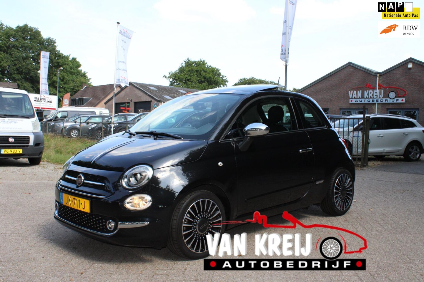 Fiat 500 - 1.2 Lounge 1.2 Lounge, Navi, Leder, panorama Pdc, Nap - AutoWereld.nl