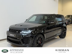 Land Rover Range Rover Sport - 5.0 V8 SC SVR | Carbon | Head-Up | ACC | Black Pack | 22 inch Gloss Black Velgen