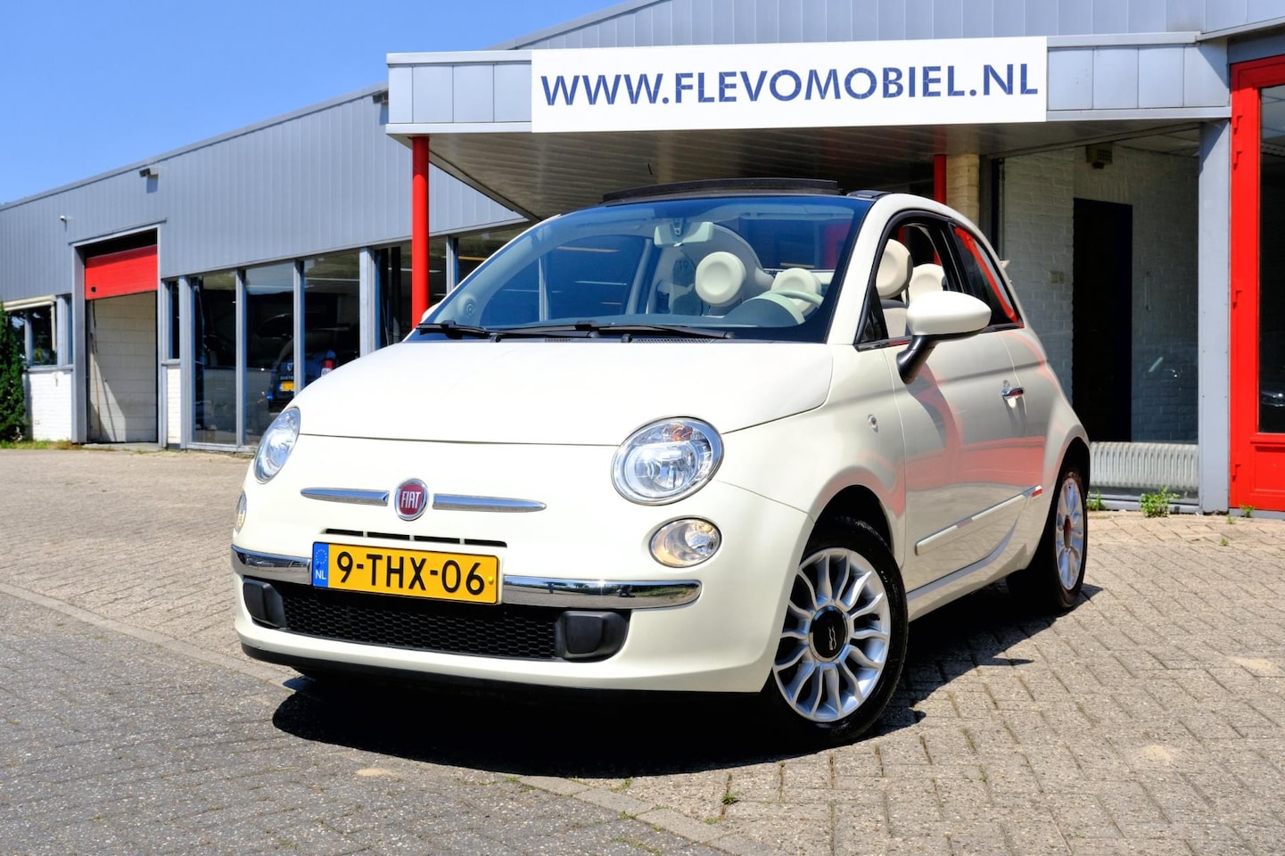 Fiat 500 C - 0.9 TwinAir Turbo Lounge 1e Eig|Parelmoer|LMV|Airco|PDC Navi - AutoWereld.nl