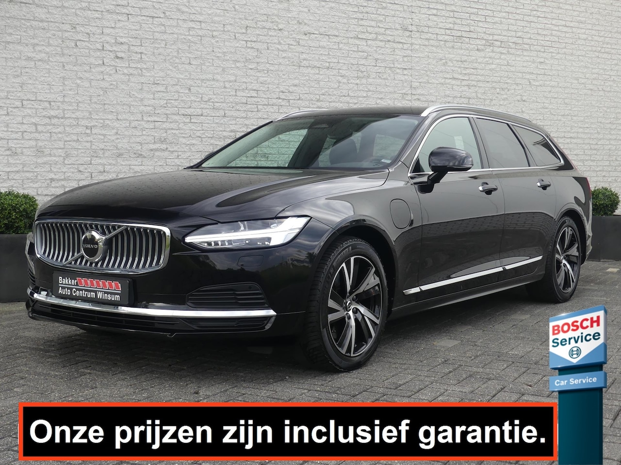 Volvo V90 - T6 340PK PLUG-IN HYBRIDE INSCRIPTION LEDER/TREKHAAK/NAVI/CAMERA - AutoWereld.nl