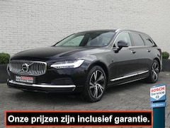Volvo V90 - T6 RECHARGE INSCRIPTION 340PK LEER/TREKHAAK/CAMERA/ELEK.A-KLEP/STOELVERW