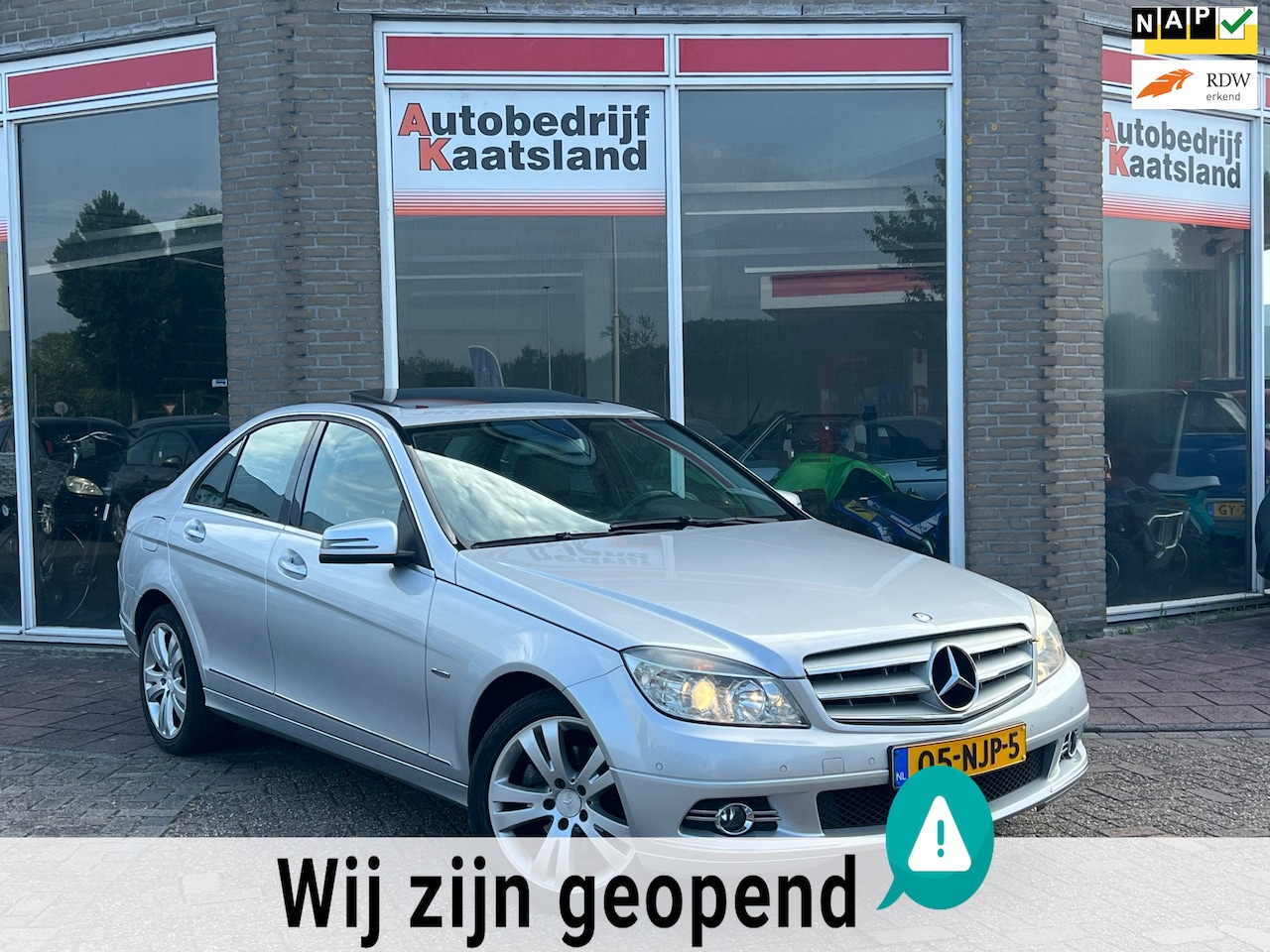Mercedes-Benz C-klasse - 220 CDI BlueEFFICIENCY Avantgarde Automaat - Open dak - Clima - Cruise - Navi - 2009 - AutoWereld.nl