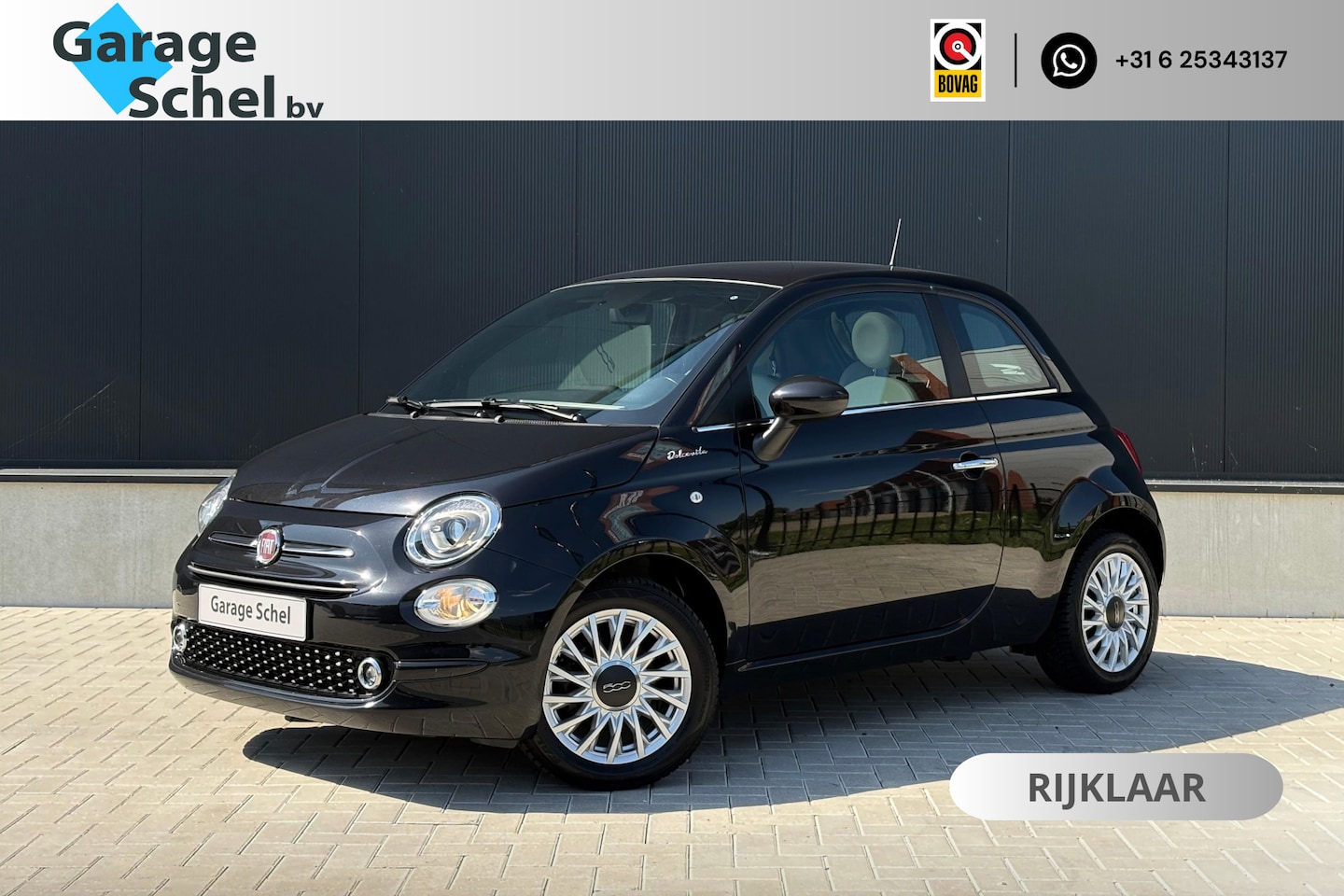 Fiat 500 - 1.0 Hybrid Dolcevita 70pk - Cruise - Carplay - Pano - PDC - DAB - Bluetooth - Airco - Rijk - AutoWereld.nl