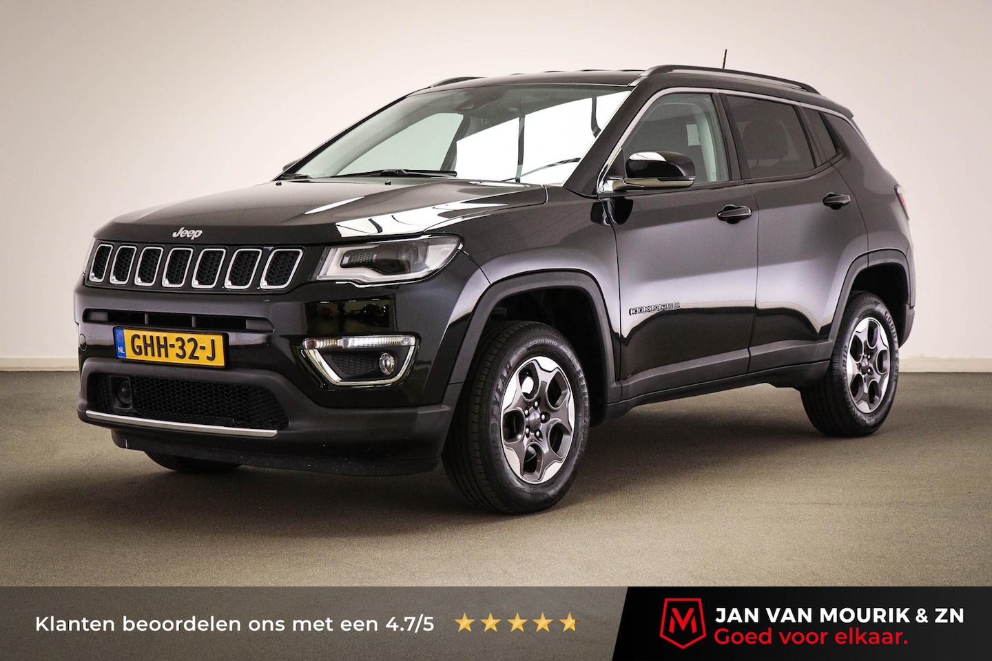 Jeep Compass - 1.4 MultiAir Limited 4x4 | PREMIUM PACK | CLIMA | STUURVERWARMING | UCONNECT - AutoWereld.nl