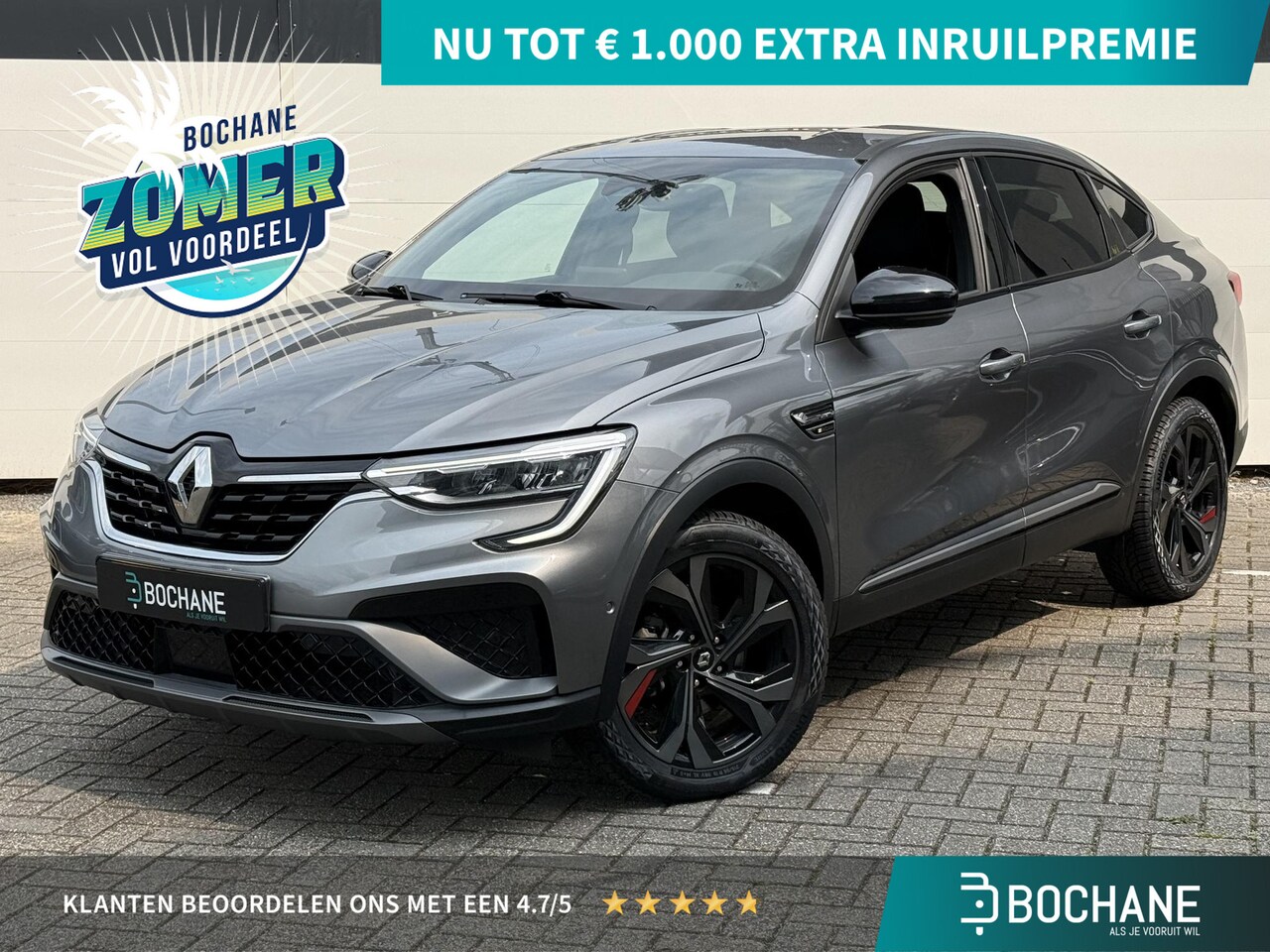 Renault Arkana - 1.6 E-Tech hybrid 145 R.S. Line (Hoge instap) Camera | Navigatie | Allseason - AutoWereld.nl