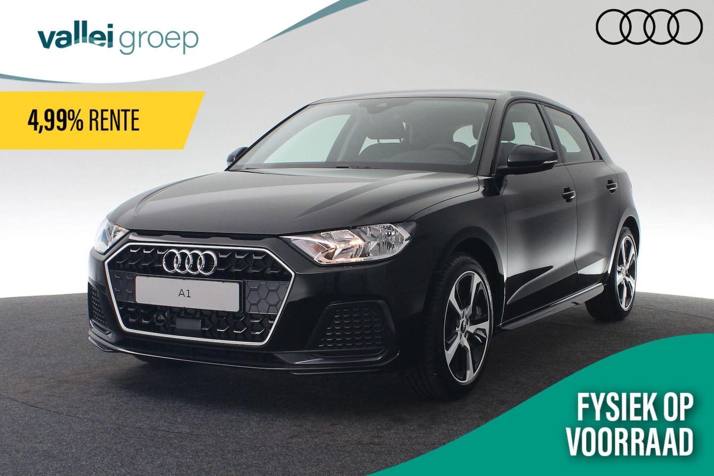 Audi A1 Sportback - 25 TFSI 95 pk Advanced edition | Mythoszwart metallic | 17 inch | Parkeerhulp achter - AutoWereld.nl