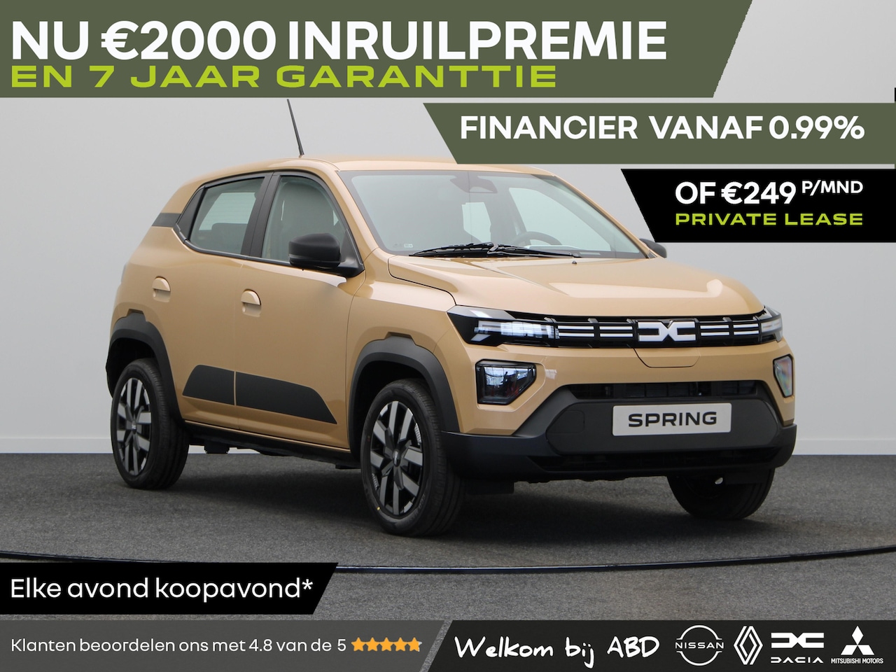 Dacia Spring - Expression Electric 65 | Cruise Control met snelheidsbegrenzer | ISOFIX-bevestigingssystee - AutoWereld.nl