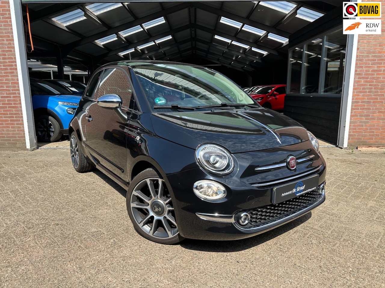Fiat 500 - 0.9 TwinAir Turbo Lounge|PANO/CRUISE/PDC/NAVI/LEDER - AutoWereld.nl