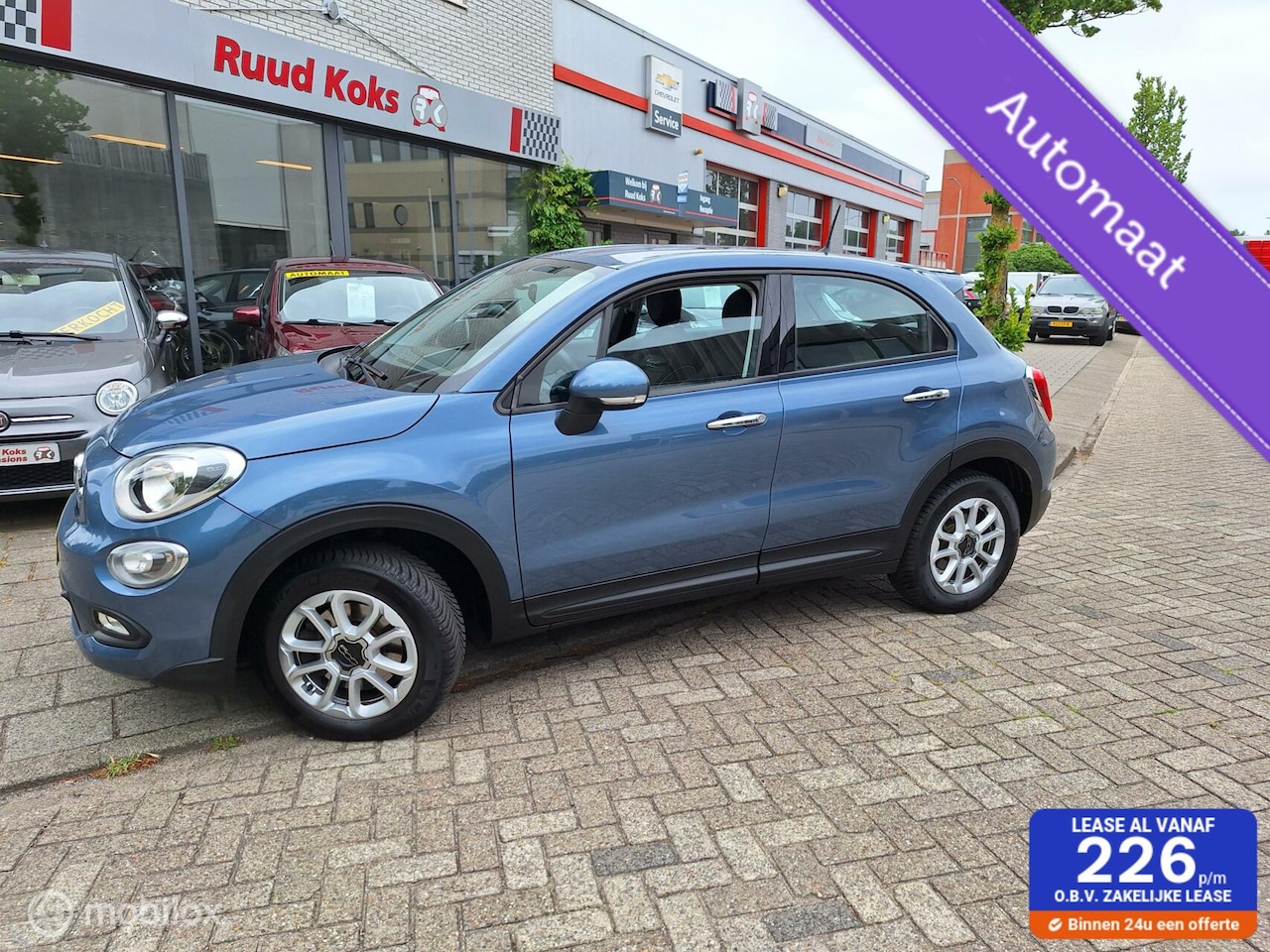 Fiat 500 X - 1.4 TURBO MULTIAIR BUSINESS AUTOMAAT / Airco / All Season / - AutoWereld.nl