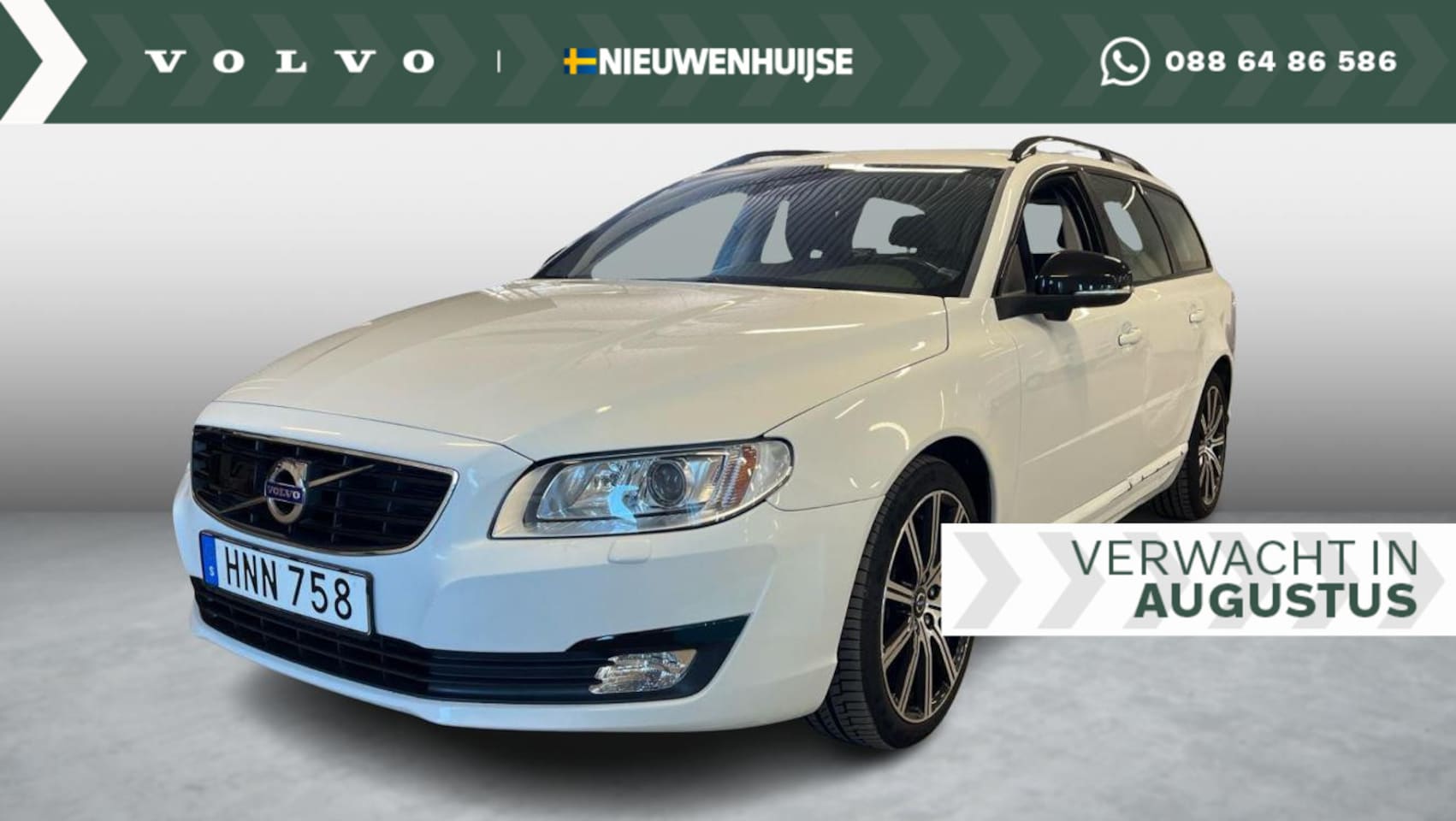 Volvo V70 - 2.4 D4 AWD Dynamic | Uniek | 1ste Eigenaar | Adaptieve Cruise Controle | Blis | Bi-Xenon | - AutoWereld.nl