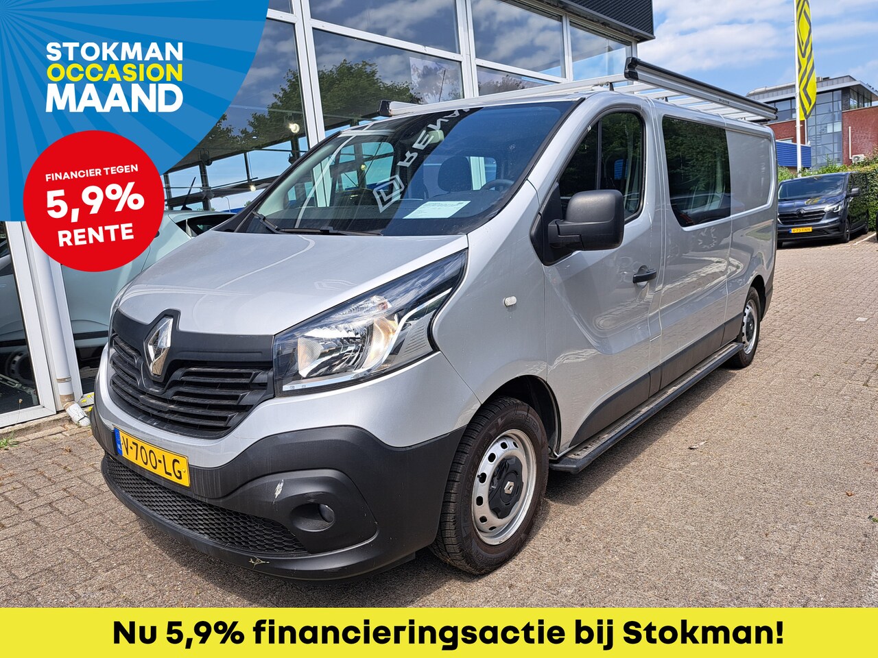 Renault Trafic - 1.6 dCi T29 125 PK L2H1 Dubbele Cabine Luxe | Trekhaak | Camera | Airco | Cruise | NAVI | - AutoWereld.nl