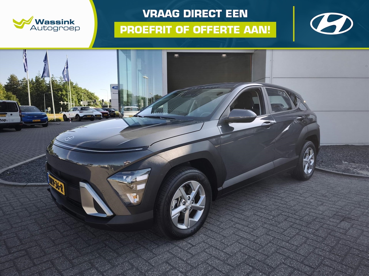 Hyundai Kona - 1.6 GDI HEV 141pk AUTOMAAT Comfort | Camera | Navigatie | Hybride - AutoWereld.nl