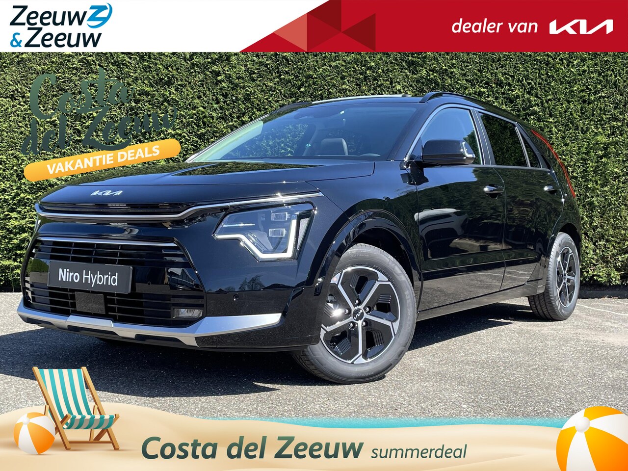 Kia Niro - 1.6 GDi Hybrid DynamicPlusLine | Enkele op voorraad voor meer info bel 015 - 3109955 | Inc - AutoWereld.nl