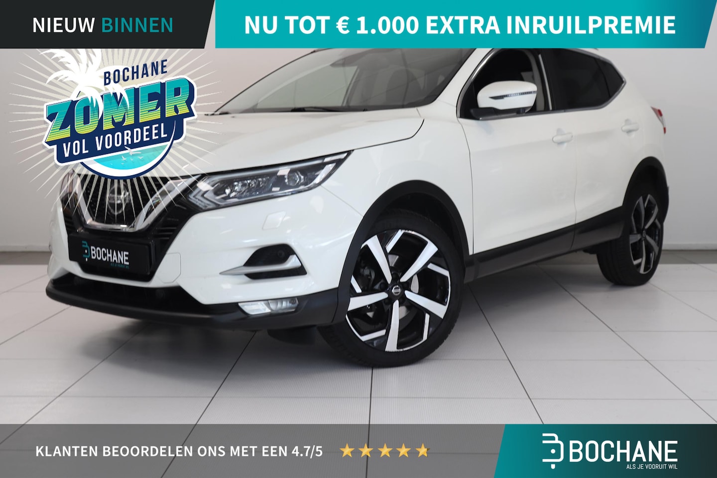 Nissan Qashqai - 1.3 DIG-T 160 Pk Premium Edition | 360 Camera | Climate control | Navigatie | Lederen bekl - AutoWereld.nl