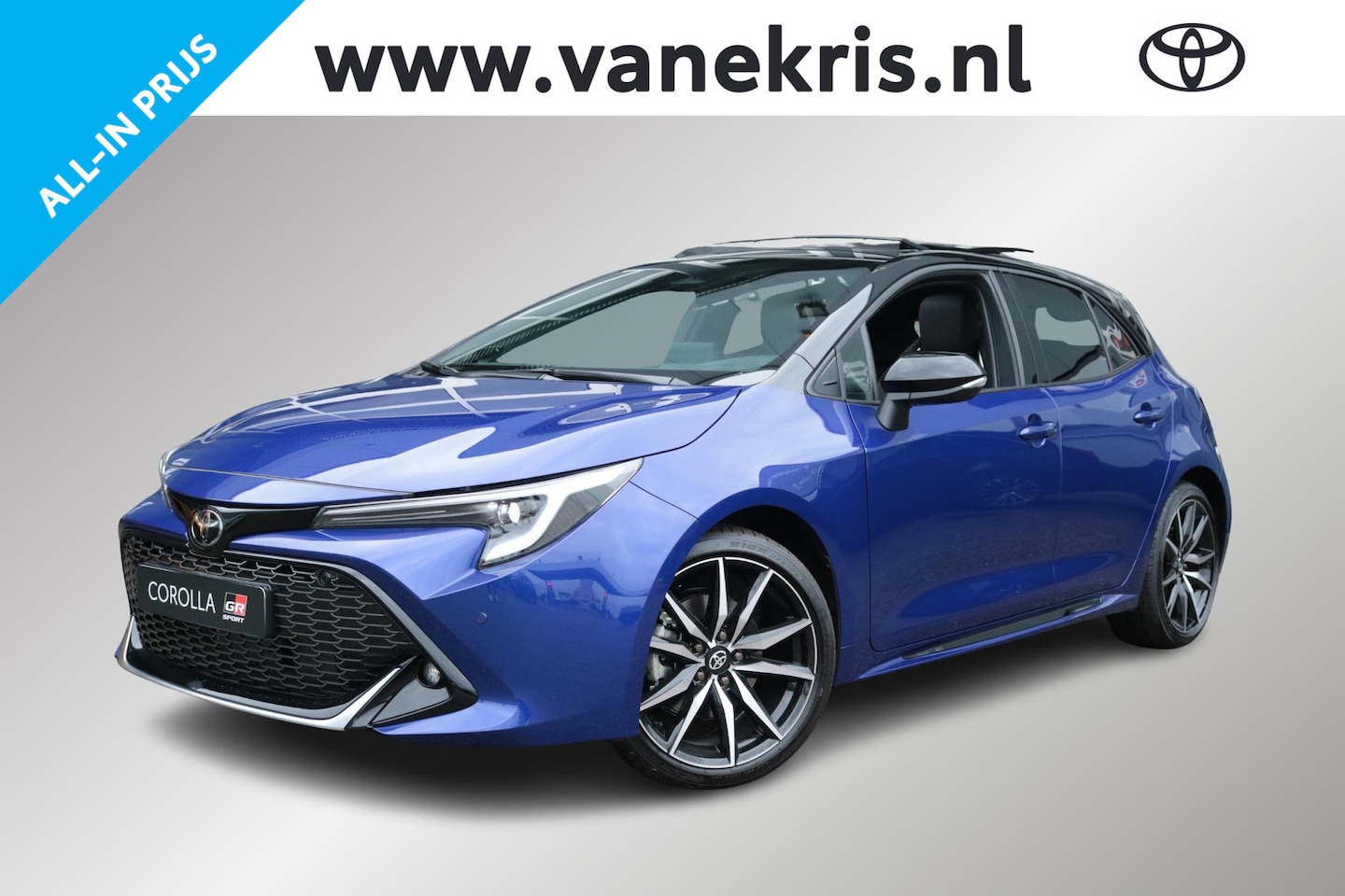 Toyota Corolla - Hybrid 200 GR Sport Plus, DEMOVOORDEEL, Pano/Schuifkanteldak, JBL, 200PK, BSM, HEAD-UP, Ap - AutoWereld.nl