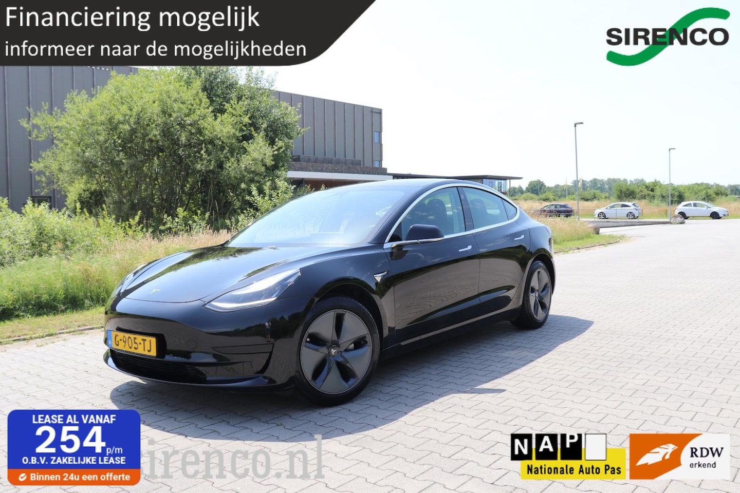 Tesla Model 3 - Standard RWD Plus 60 kWh autopilot leder stoelverwarming panodak climate control dab memor - AutoWereld.nl