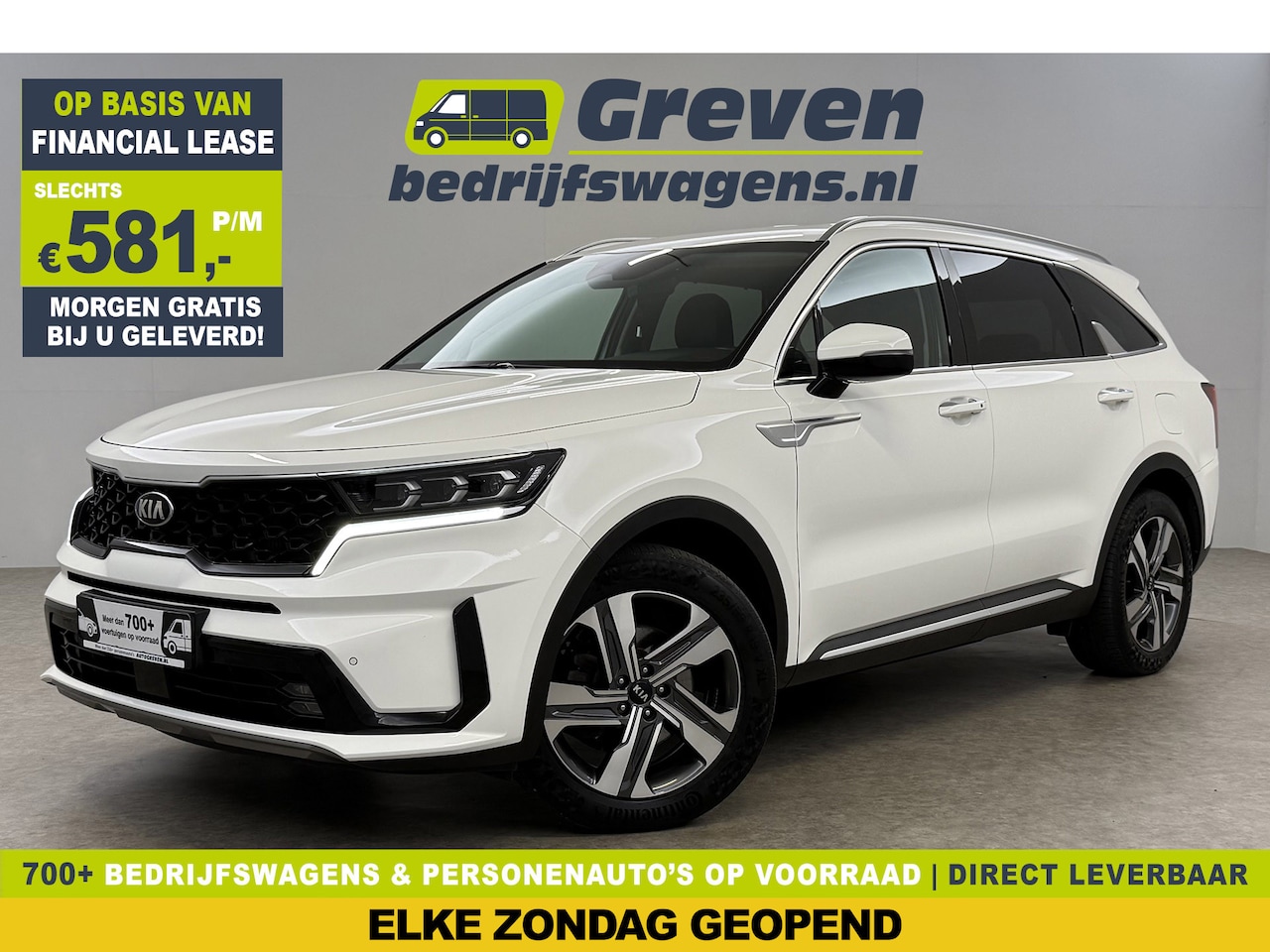 Kia Sorento - 1.6 T-GDI Plug-in Hybrid 4WD Dynamic 210PK Sfeer Camera Bose Carplay LED Virtual Leder Nav - AutoWereld.nl