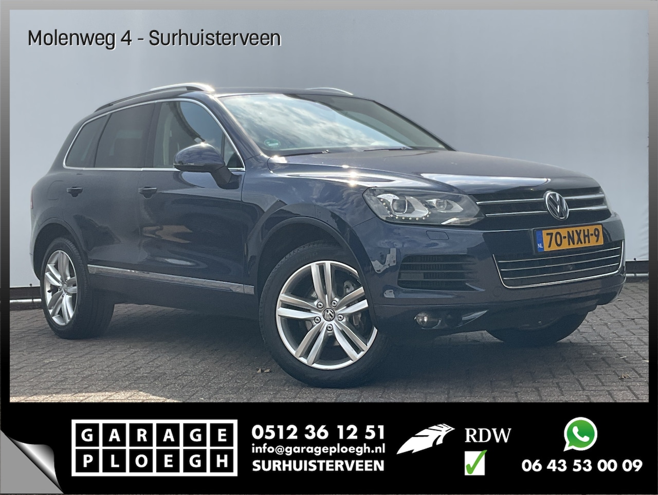 Volkswagen Touareg - 3.0 TDI Highline Youngtimer Automaat Trekhaak [3500KG] Leder Dealer-Onderhouden! - AutoWereld.nl