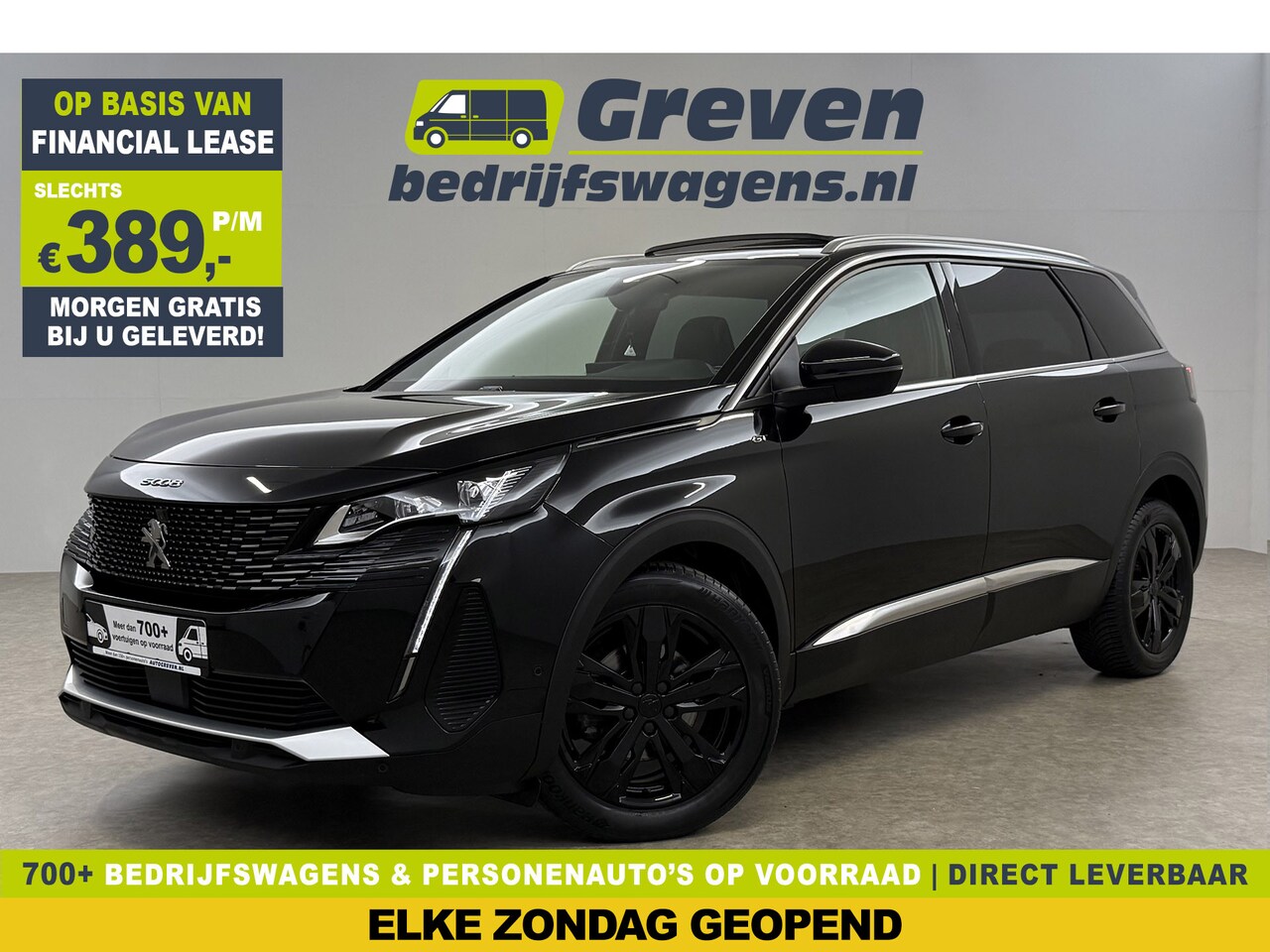 Peugeot 5008 - 1.2 PureTech 7P Pano Sfeer LED Virtual Carplay 360Camera Clima Cruise Navi PDC 18''LMV - AutoWereld.nl