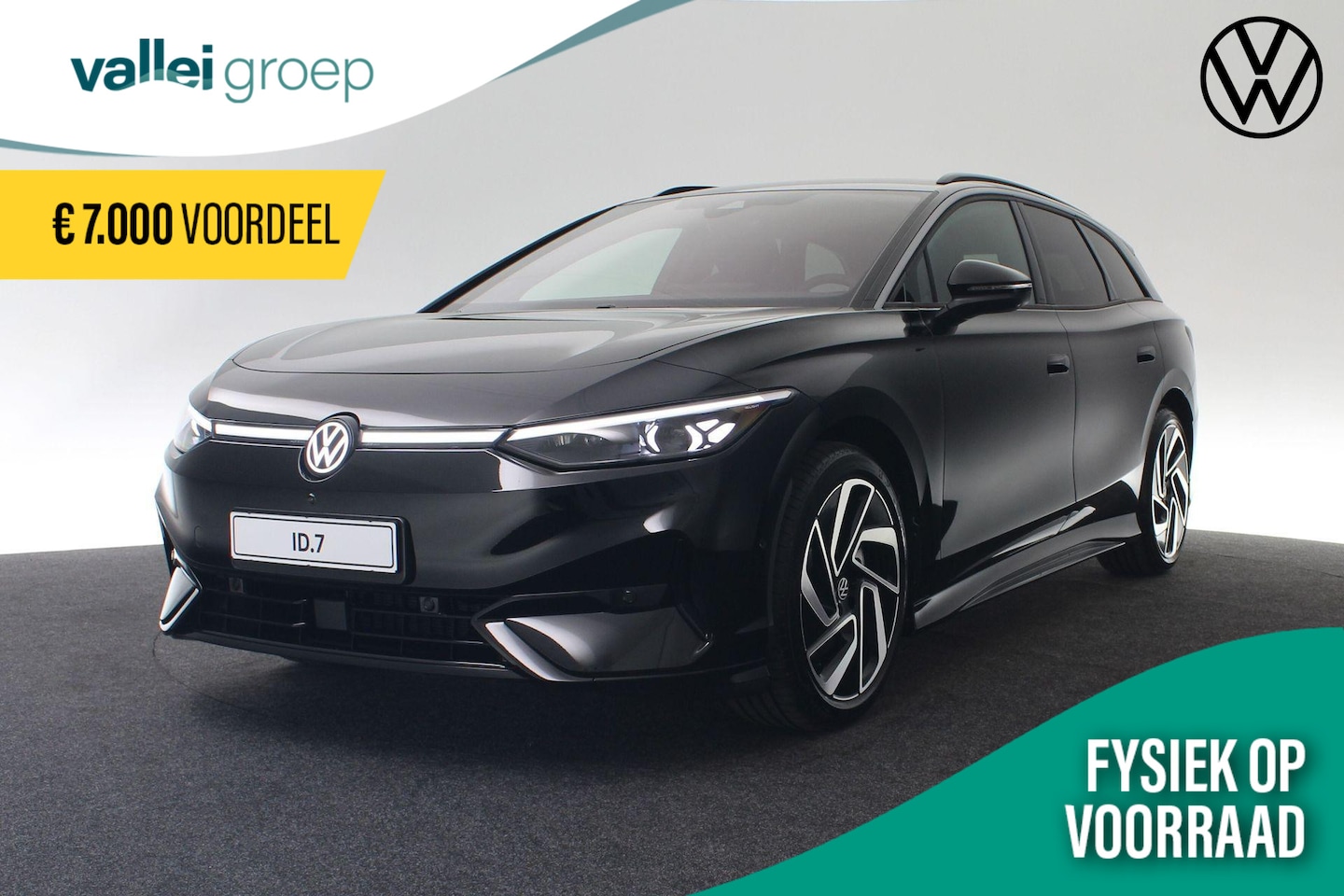 Volkswagen ID.7 Tourer - Pro Business 77 kWh 210 kW / 286 pk | IQ Light | HUD | Stoelventilatie | 360 Camera | 20 i - AutoWereld.nl