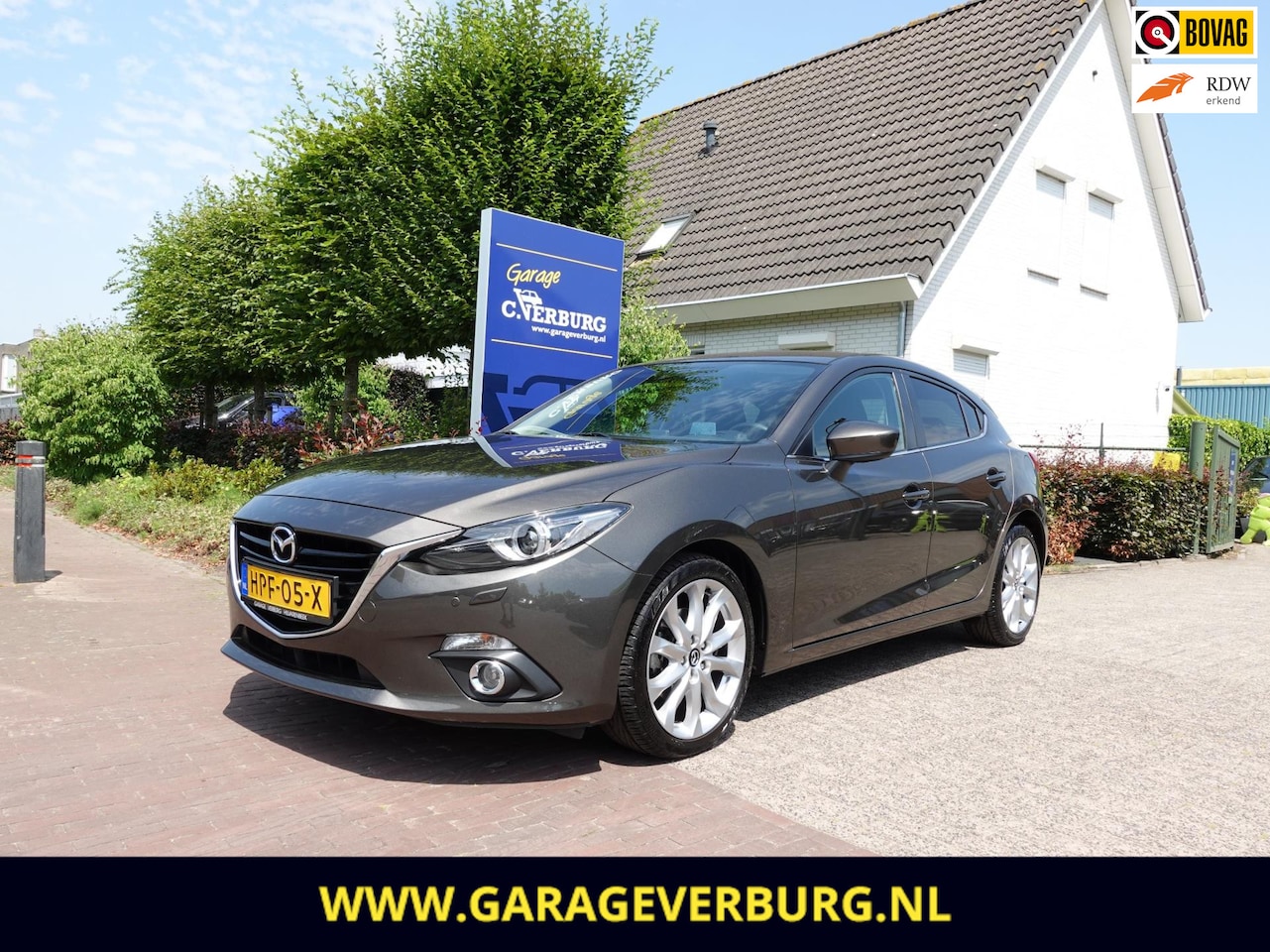 Mazda 3 - 2.0 HP GT-M (Navi,Cruise,BOSE,Keyless,Stoelverwarming) - AutoWereld.nl