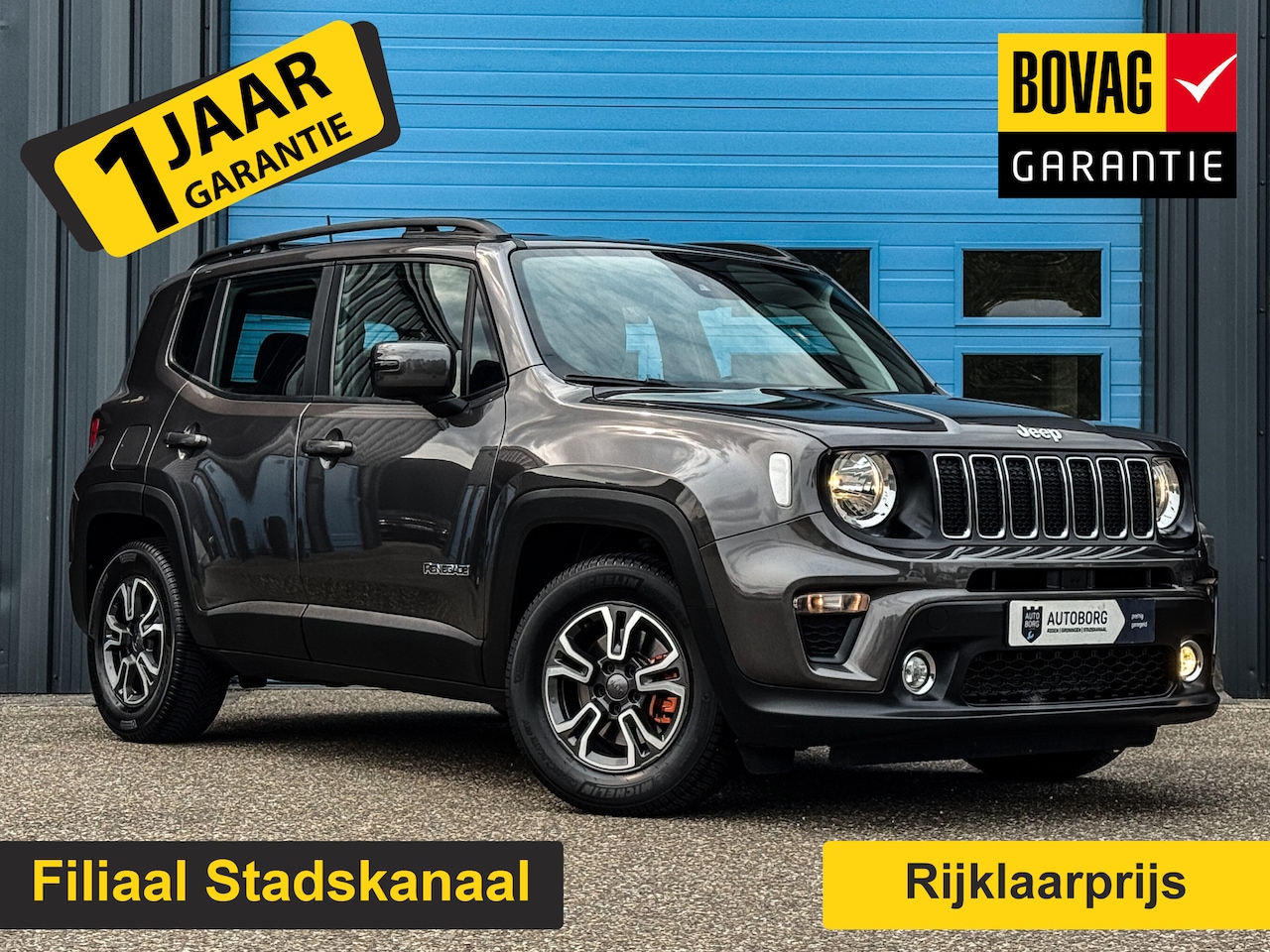 Jeep Renegade - 1.3T-e Limited Prijs Inclusief Onderhoud & 12 Maand BOVAG Garantie | Navigatiesysteem | DA - AutoWereld.nl