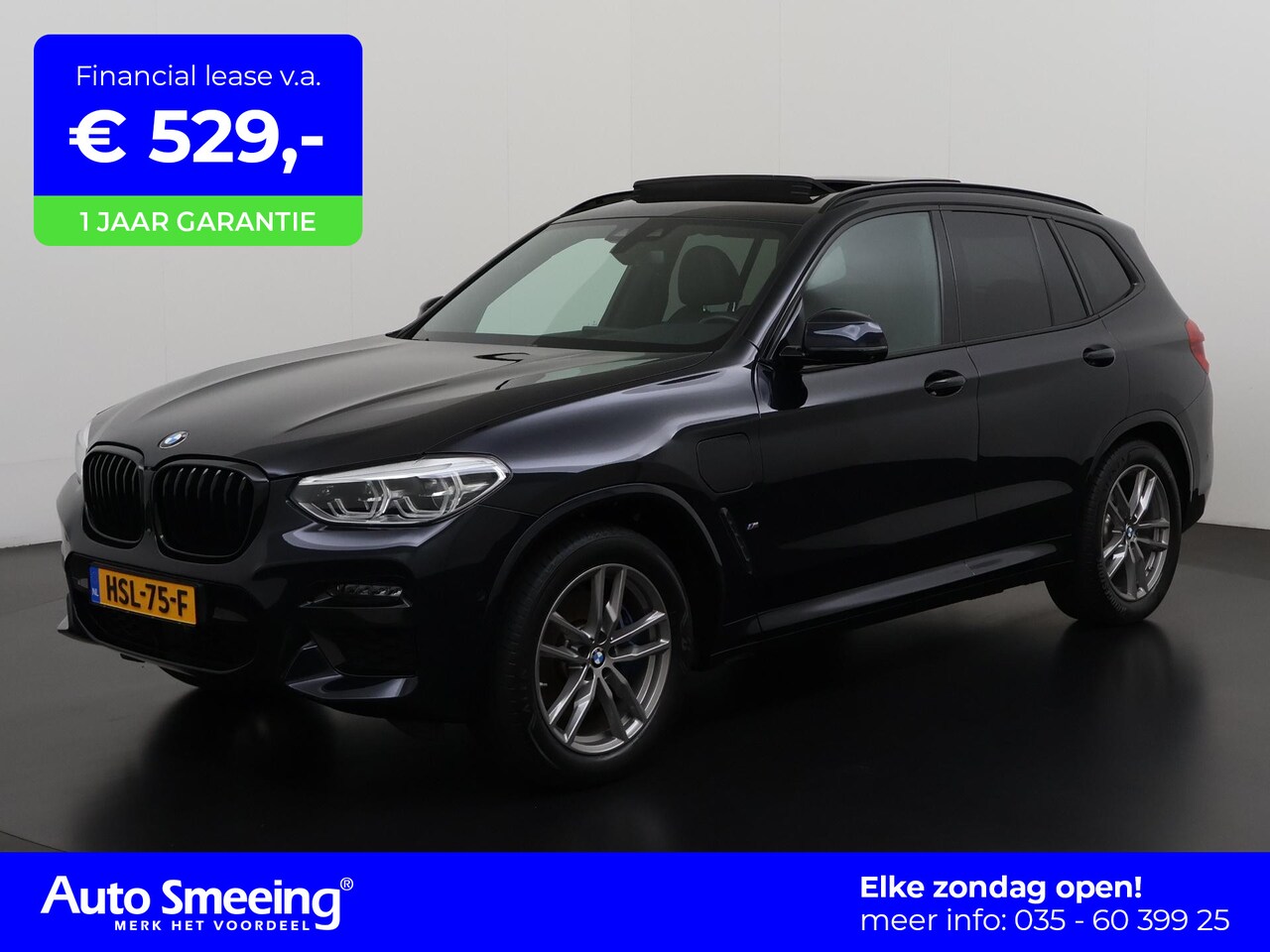 BMW X3 - xDrive30e M Sport Shadow Luchtvering | Pano | Leder | H&K | Trekhaak | Zondag Open! - AutoWereld.nl